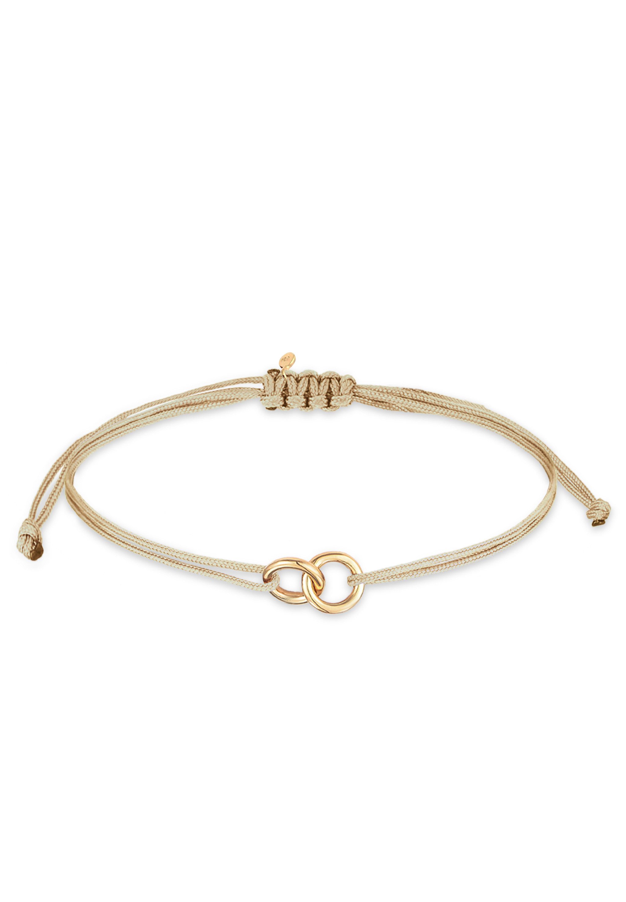 Elli Armband Kreis Geo Minimal 925 Silber vergoldet (kein Set, 1-tlg), Geo