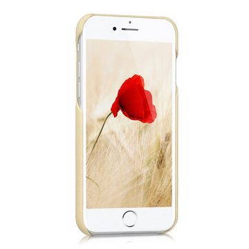 kalibri Handyhülle, Hülle für Apple iPhone SE (2022) / SE (2020) / 8 / 7 - Leder Handy Cover Case - Hardcover Schutzhülle