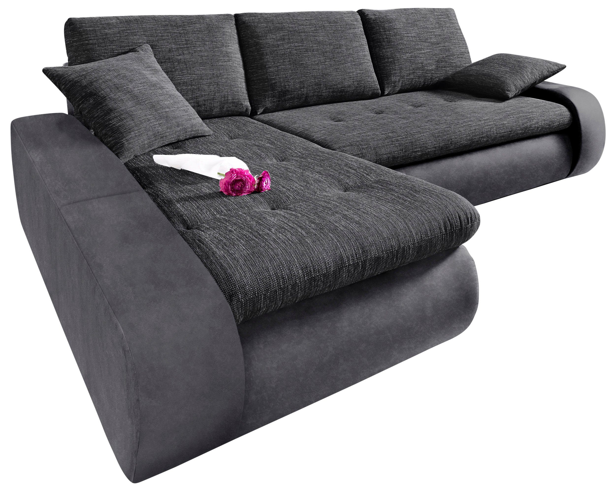 TRENDMANUFAKTUR Ecksofa "Indie, modern und bequem, Materialmix, OTTOs Choic günstig online kaufen