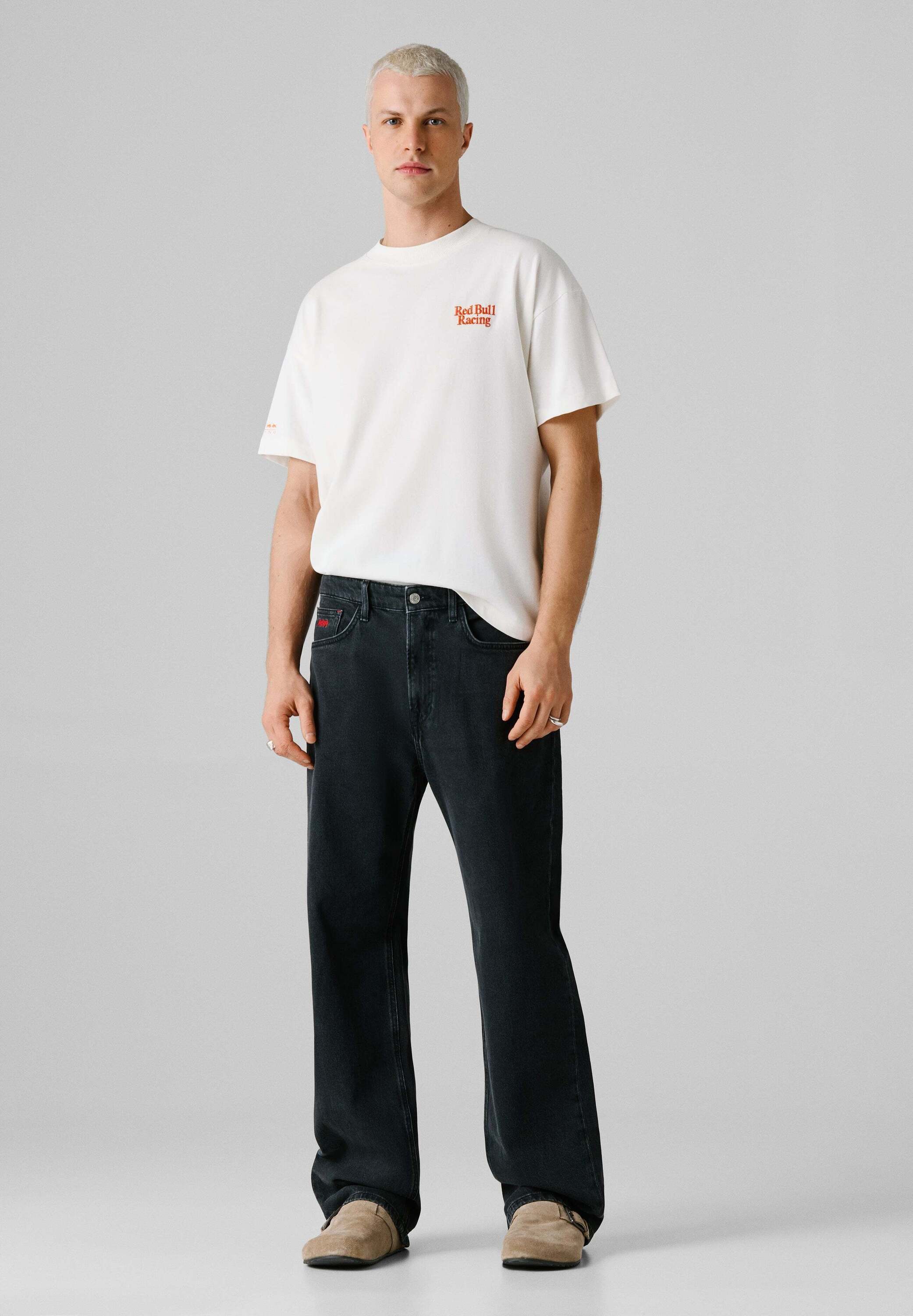 Red Bull Racing x Pepe Relax-fit-Jeans relaxed fit jeans LOOSE FIT COLOUR DENIM