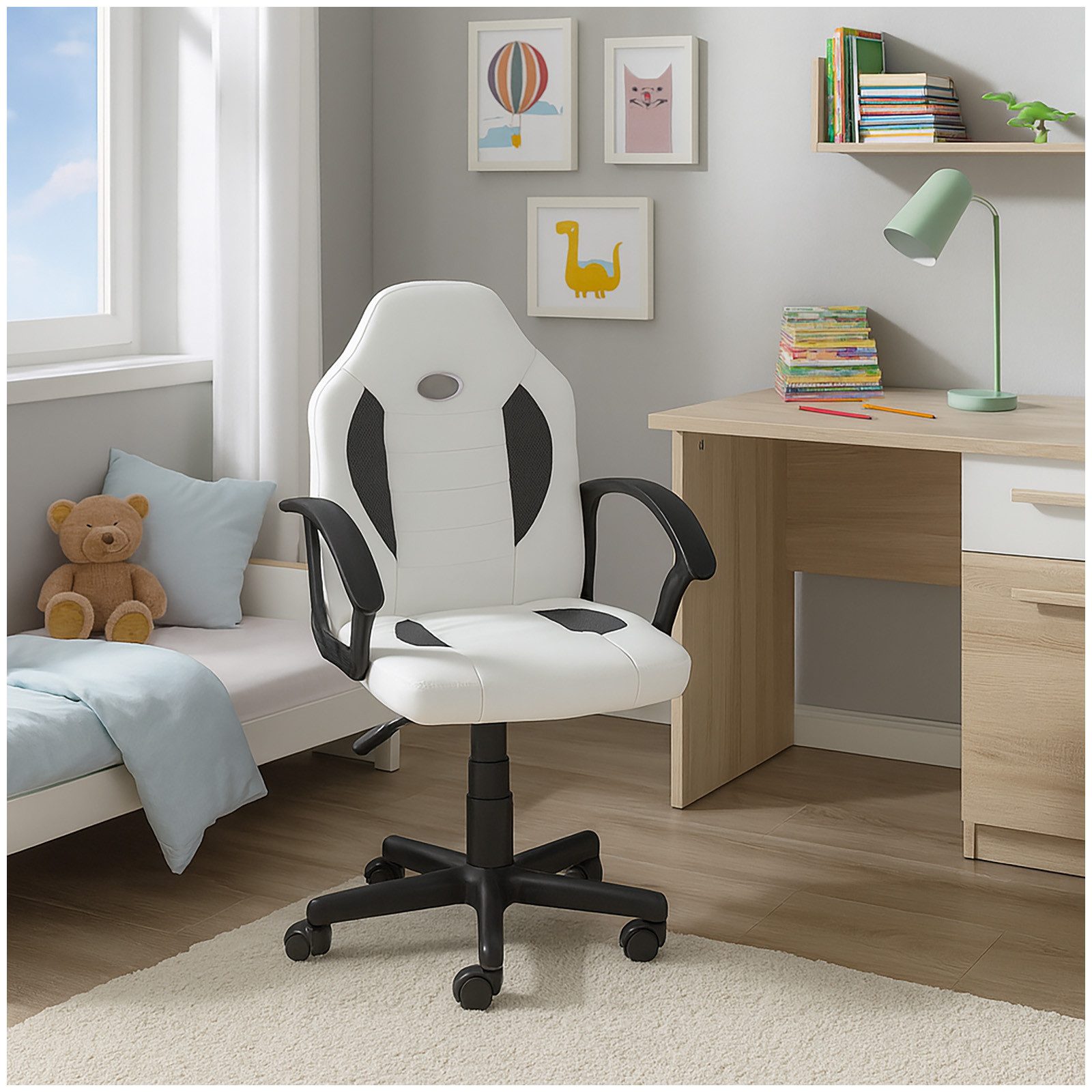 HTI-Living Schreibtischstuhl Schreibtischstuhl Junior höhenverstellbar (Stück, 1 St), Drehstuhl für Kinder