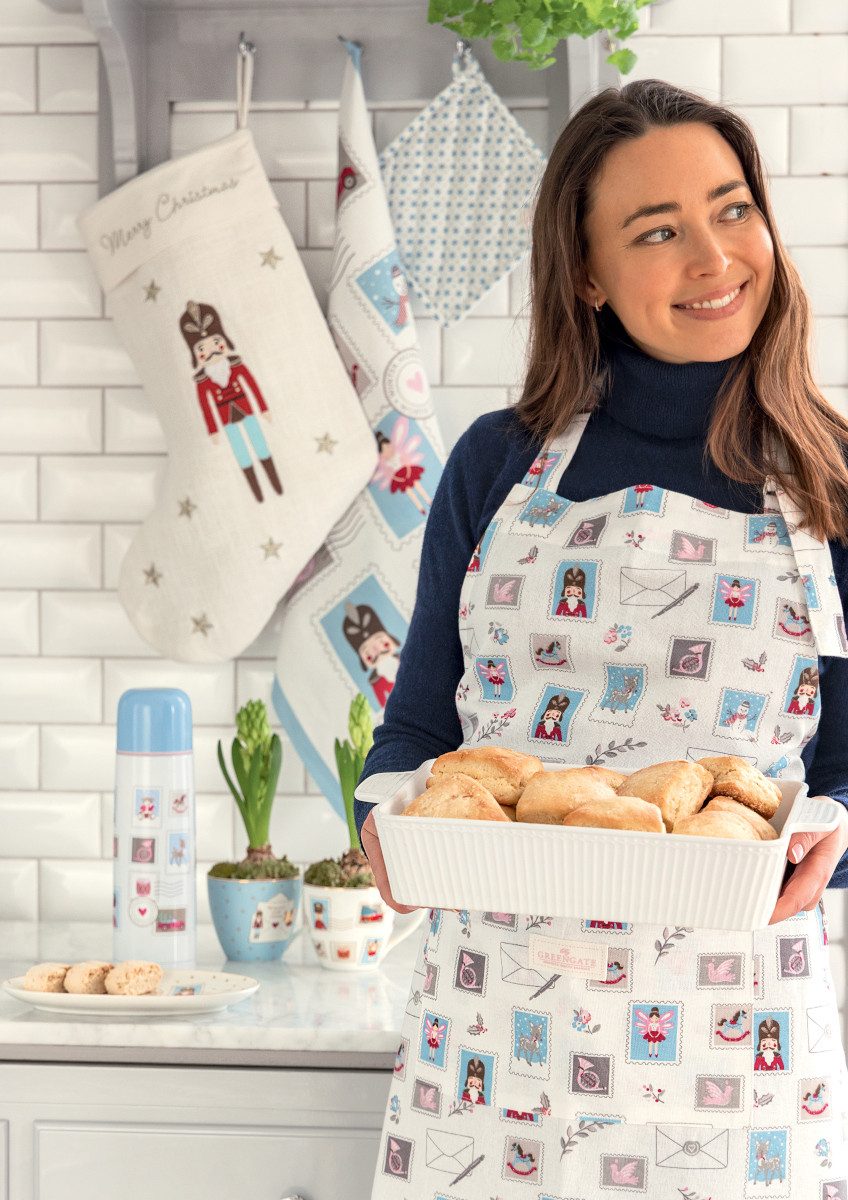 Greengate Geschirrtuch Xmas letter Geschirrtuch bedruckt 70x50cm günstig online kaufen