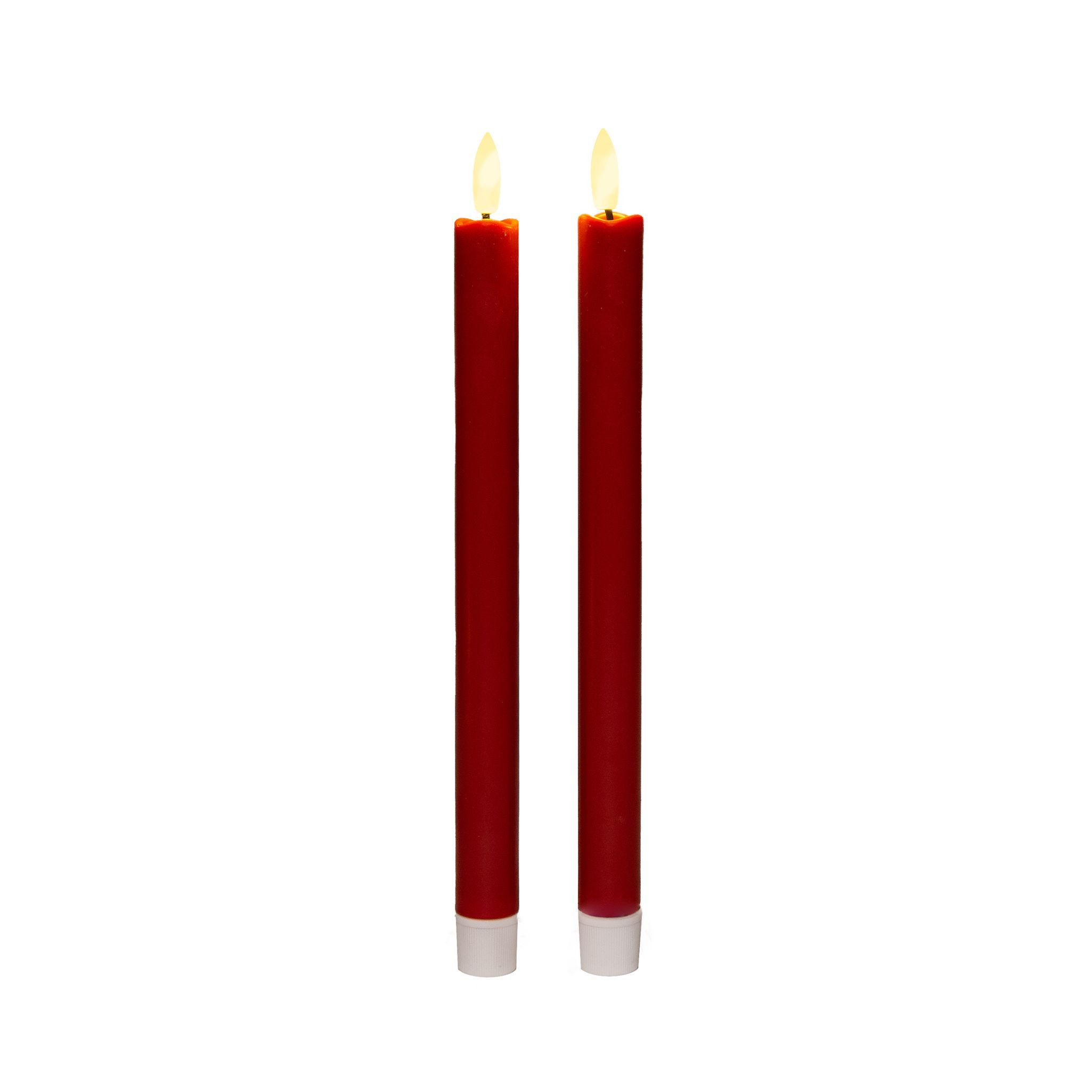 Coen Bakker Deco BV LED-Kerze LED 2er Set Stabkerzen, 2 x 2AA, versch. Farb günstig online kaufen