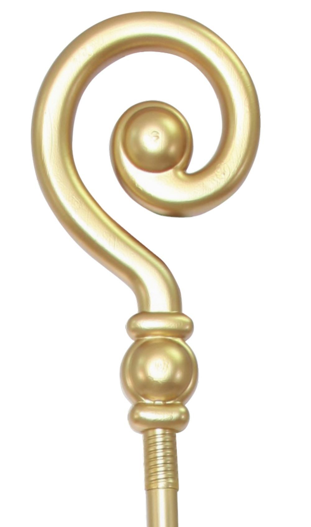 Funny Fashion Blaster Sankt Nikolausstab Bischofstab 155 cm, Gold