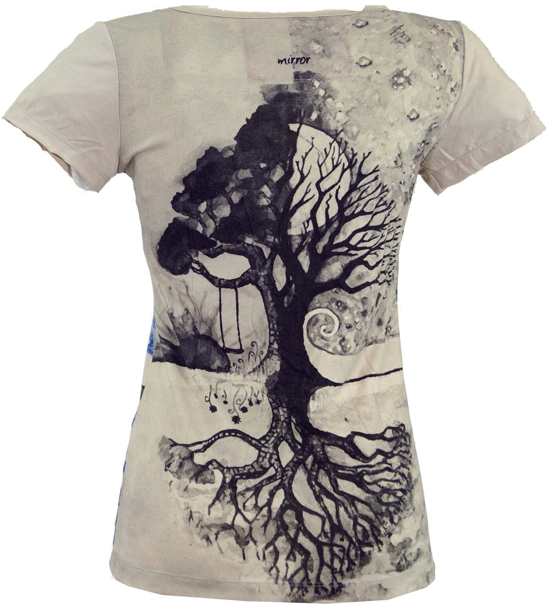 Guru-Shop T-Shirt Mirror Damen T-Shirt - günstig online kaufen