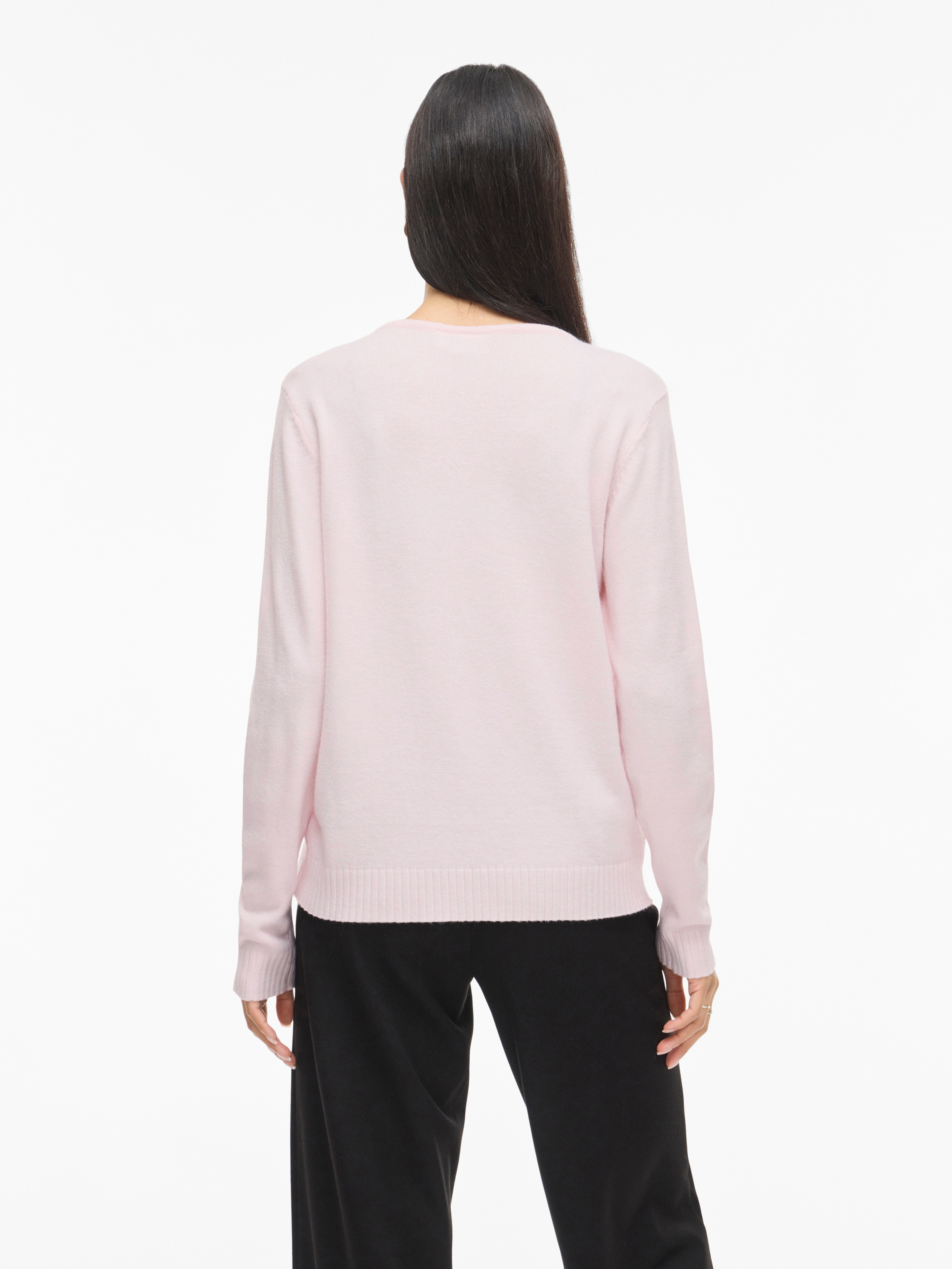 Vila V-Ausschnitt-Pullover VIRIL V-NECK L/S KNIT TOP - NOOS günstig online kaufen