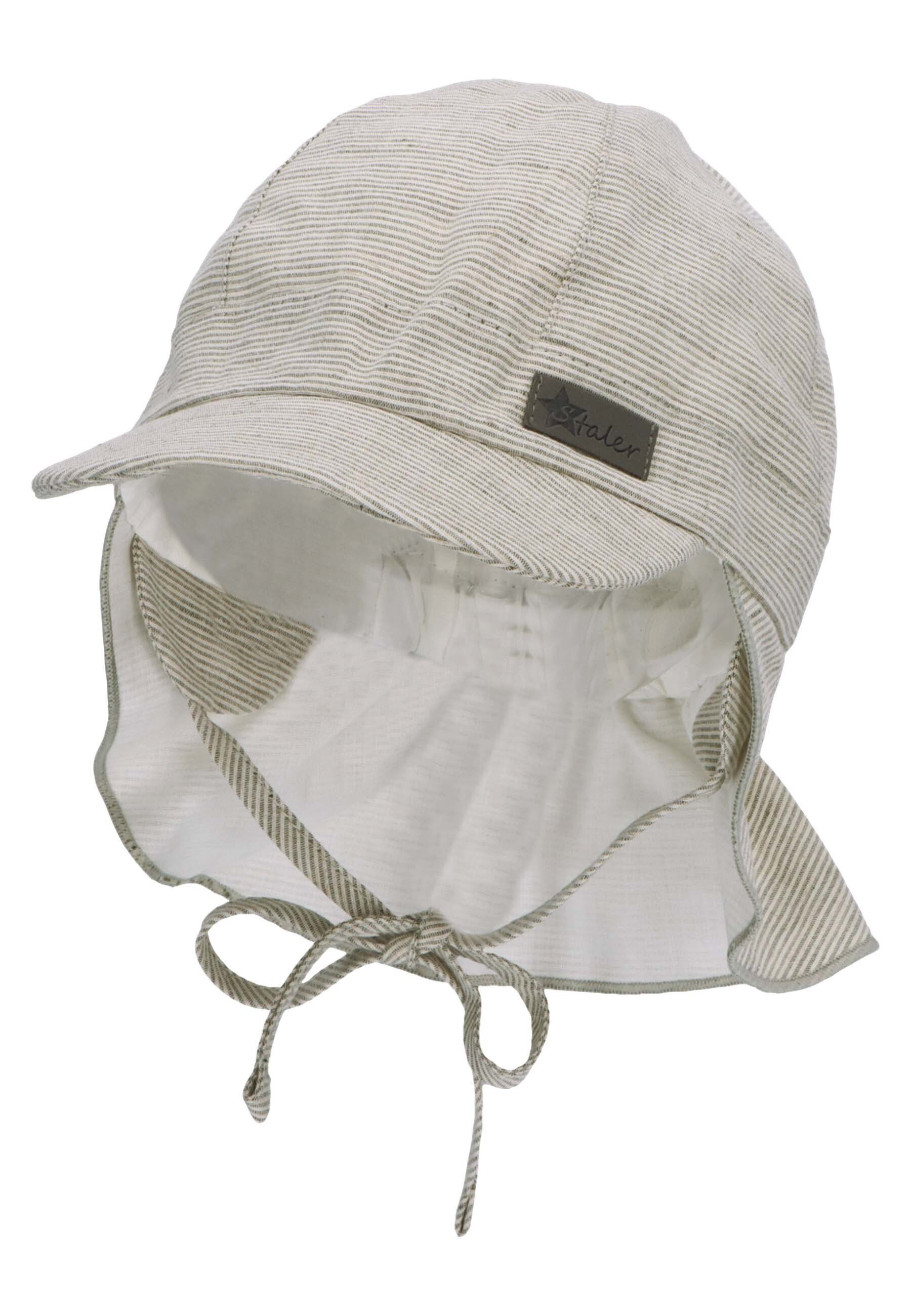 Sterntaler® Strickmütze Schirmmütze Nackensch. Ringel (1-St