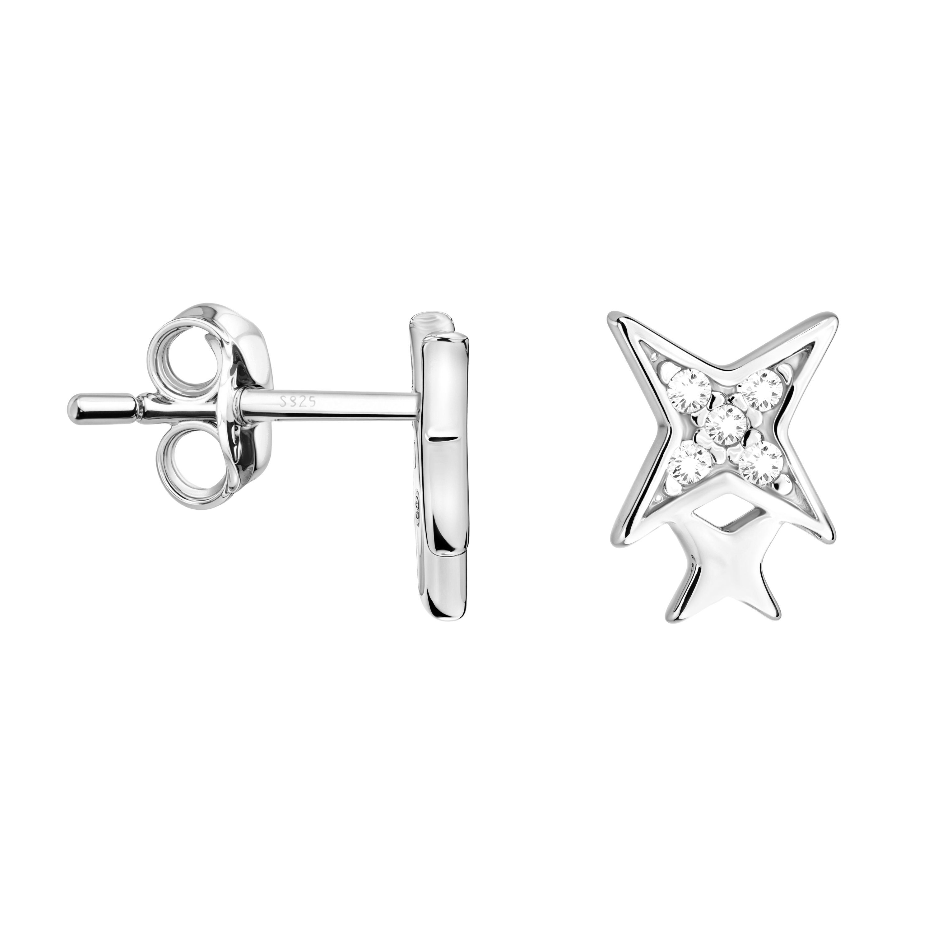 Sofia Milani Paar Ohrstecker Stern, 925 Silber Damen Schmuck - E2429 günstig online kaufen
