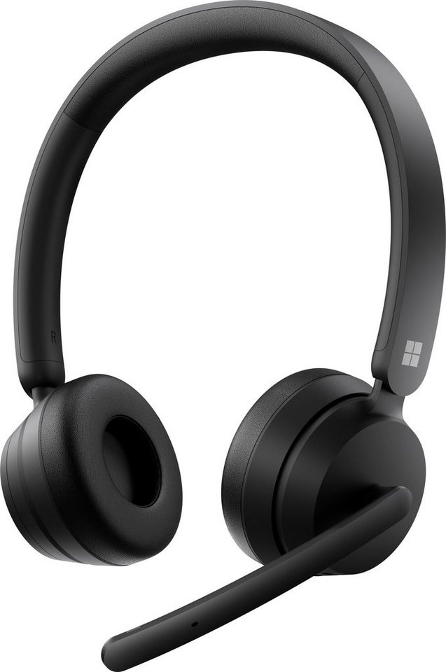 Microsoft Modern Wireless Headset On-Ear-Kopfhörer (Noise-Reduction, integrierte  Steuerung für Anrufe und Musik, WLAN (WiFi), On-Ear Kopfhörer, Übertragung:  Wireless