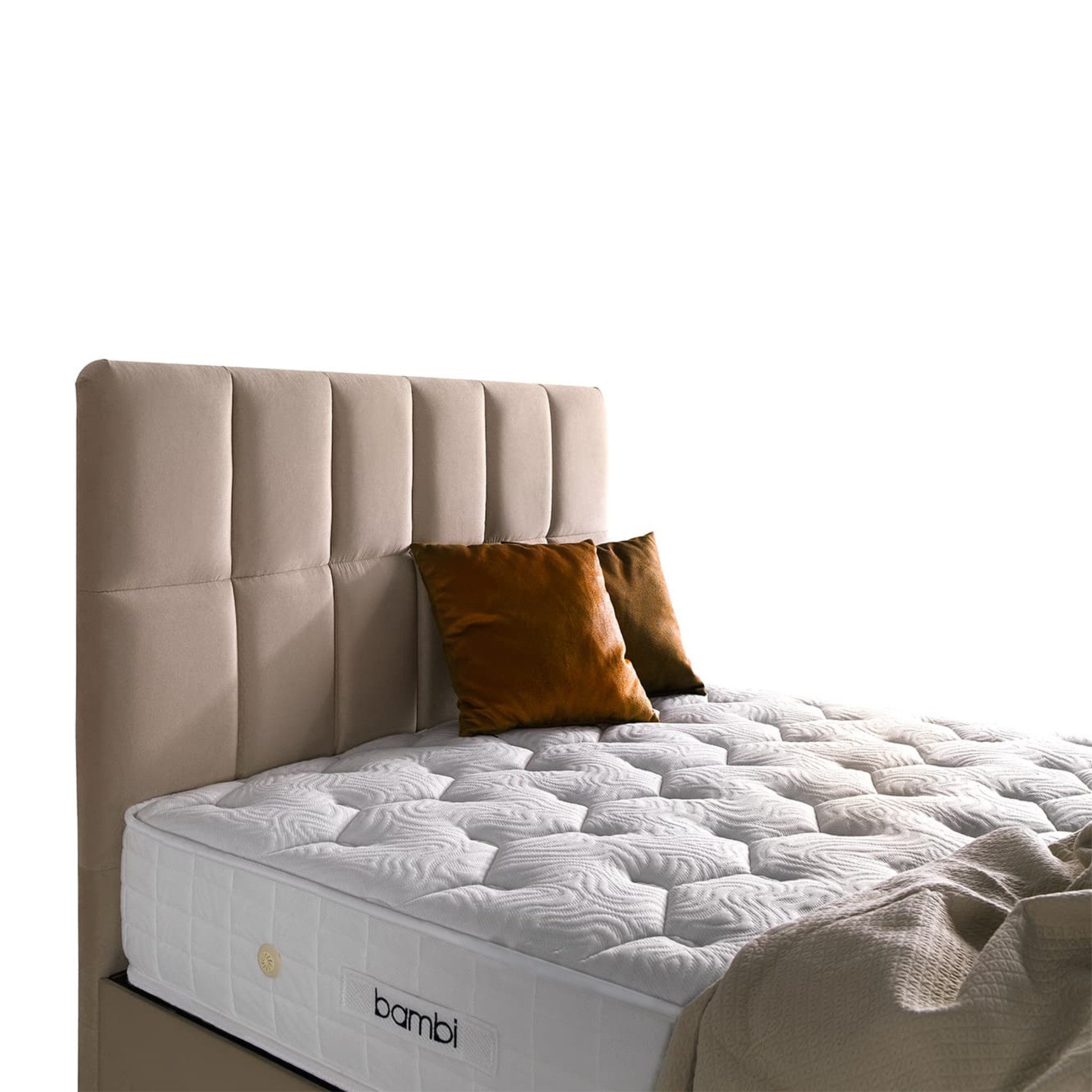 gowoll Boxspringbett Matratze Boxspringbett 180x200 - 90x200 (Doppelbett, Polsterbett mit Kopfteil ink. Matratze)