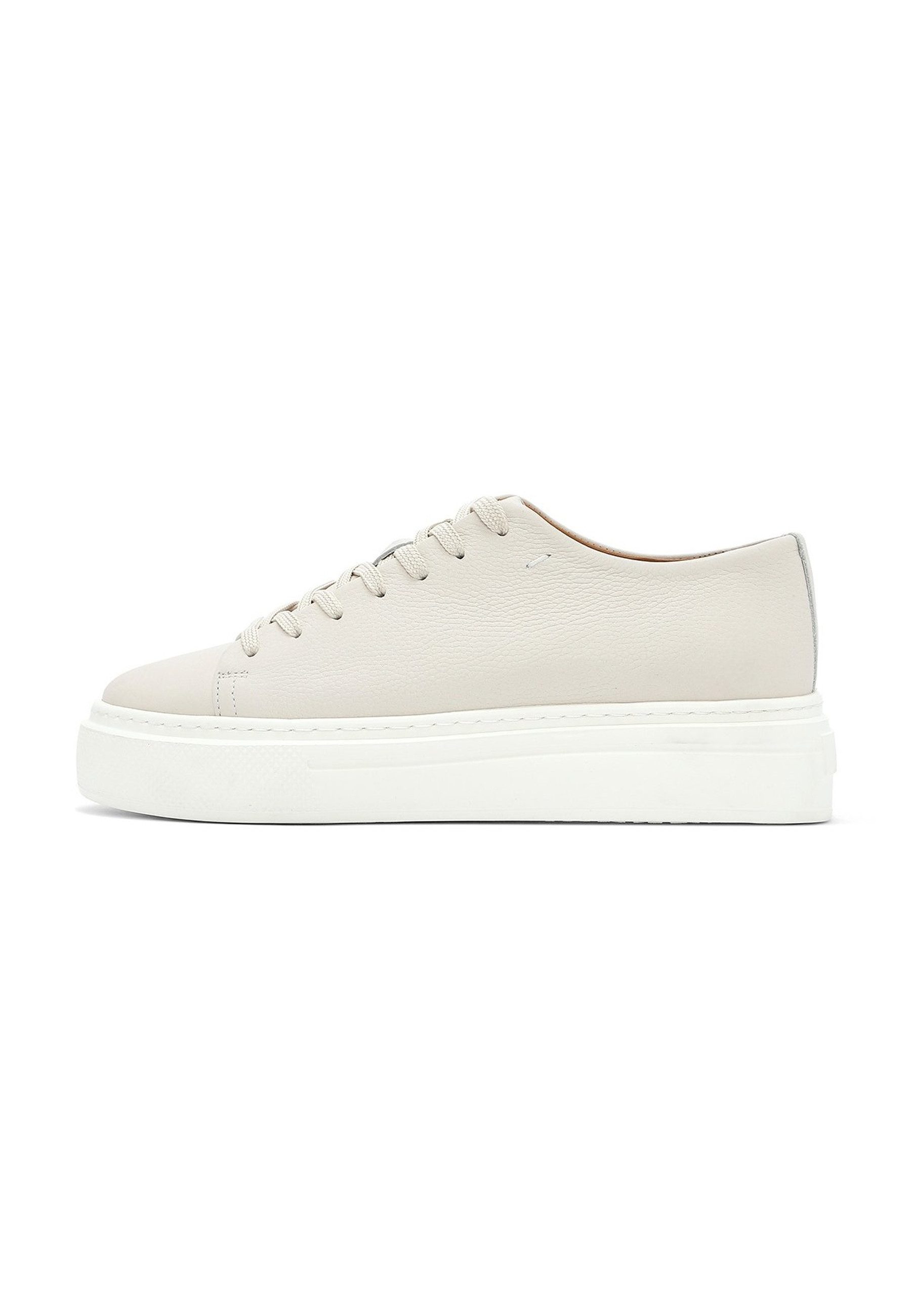 Derimod Leder Sneaker Sneaker Echtes Leder, Lederfutter, Gummisohle, Schnürverschluss