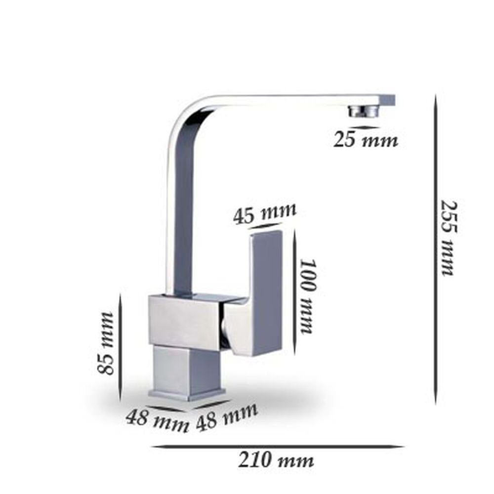 Küchenarmatur Spültisch Einhandmischer HAC24 Küchen Küchenarmatur 360° Wasserhahn Schwenkbar