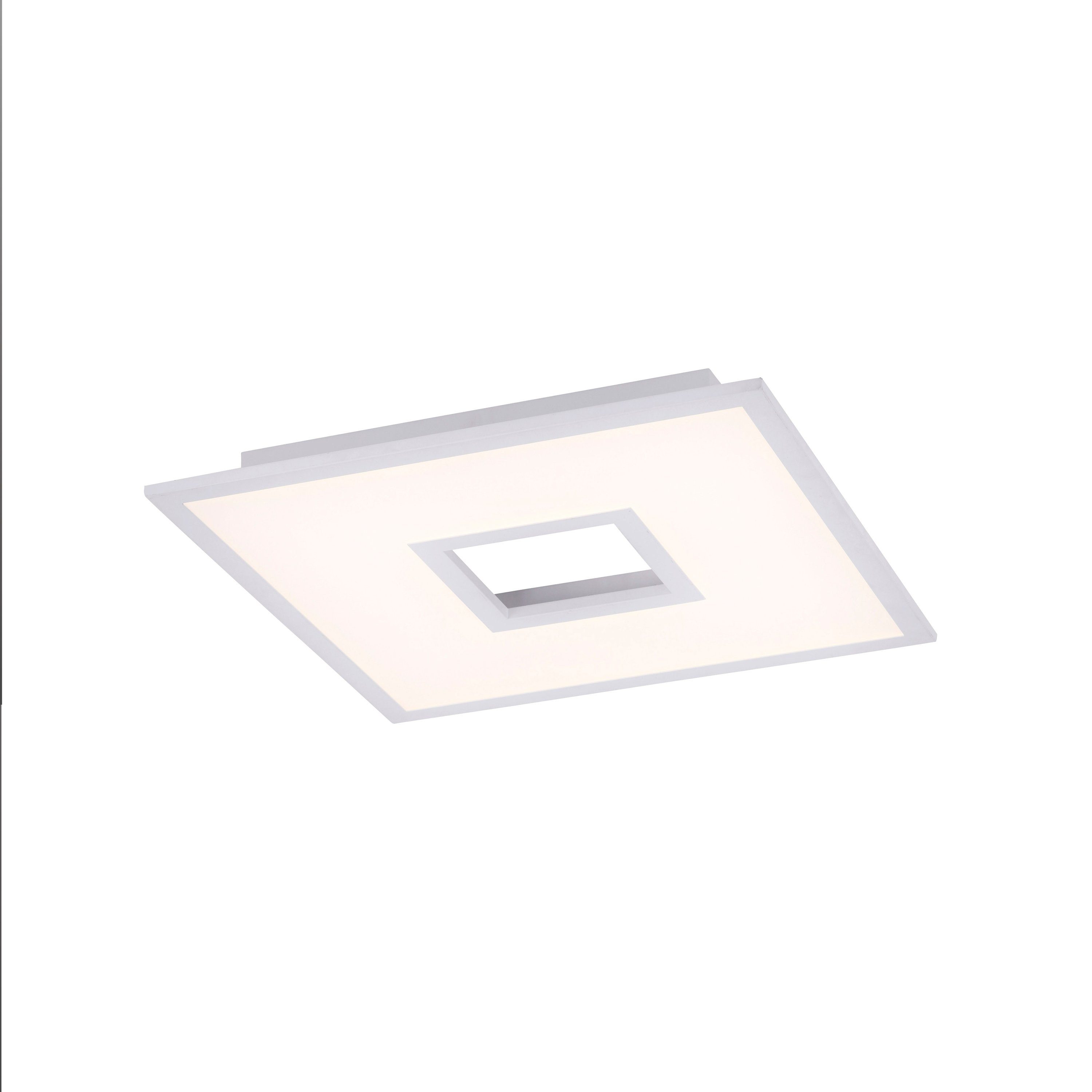 SellTec LED Deckenleuchte LED Panel Deckenlampe RECESS, Dimmbar warmweiß bis kaltweiß (CCT), dimmbar über IR-Fernbedienung, Memory-Funktion, 1xLED-Board/22,50W/2700-5000K, 2700-5000 Kelvin, Backlight Farbwechsel RGB CCT dimmbar