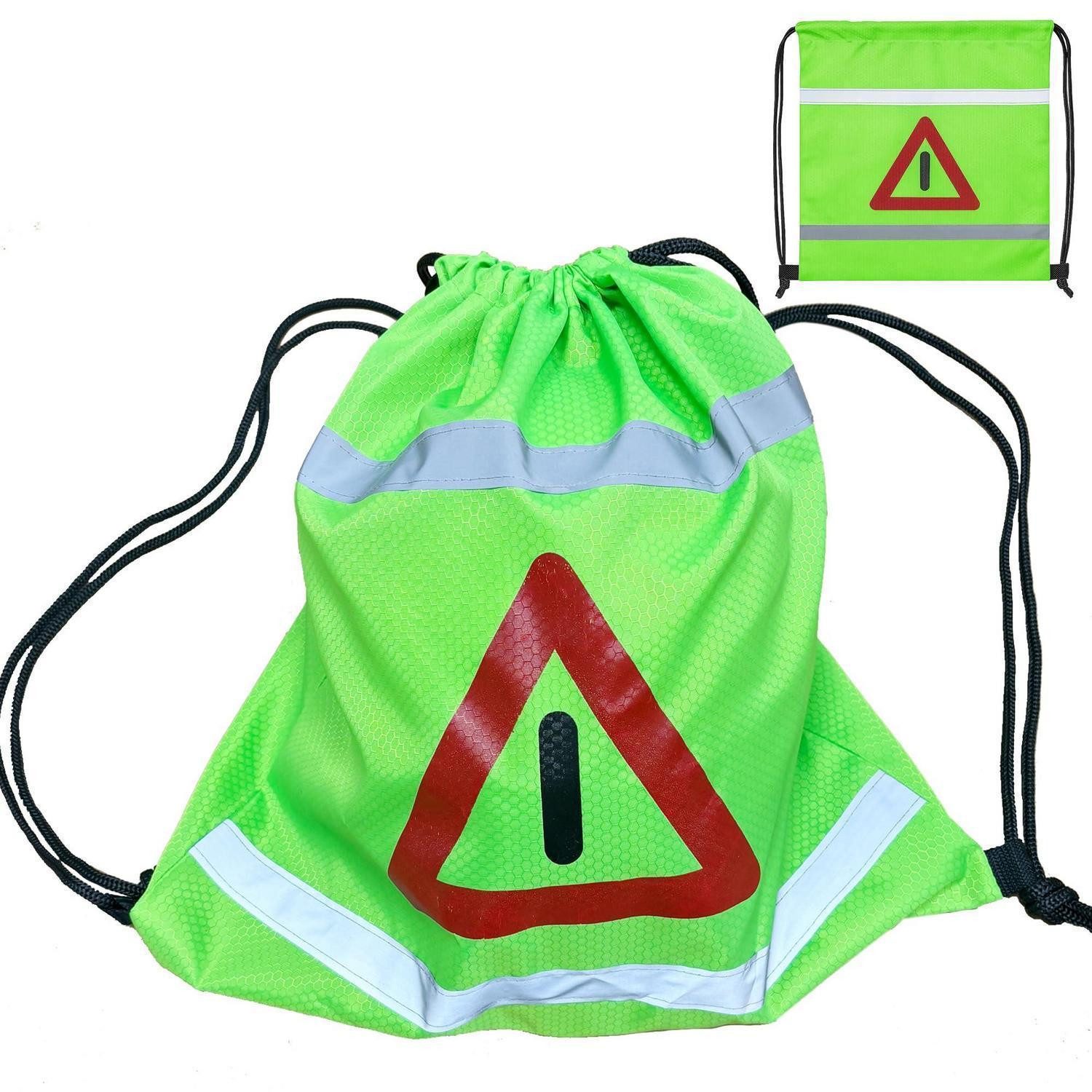 LuxusKollektion Sportrucksack Helmtasche Kordelzug Warndreieck Motorrad Fahrrad Skihelm 2