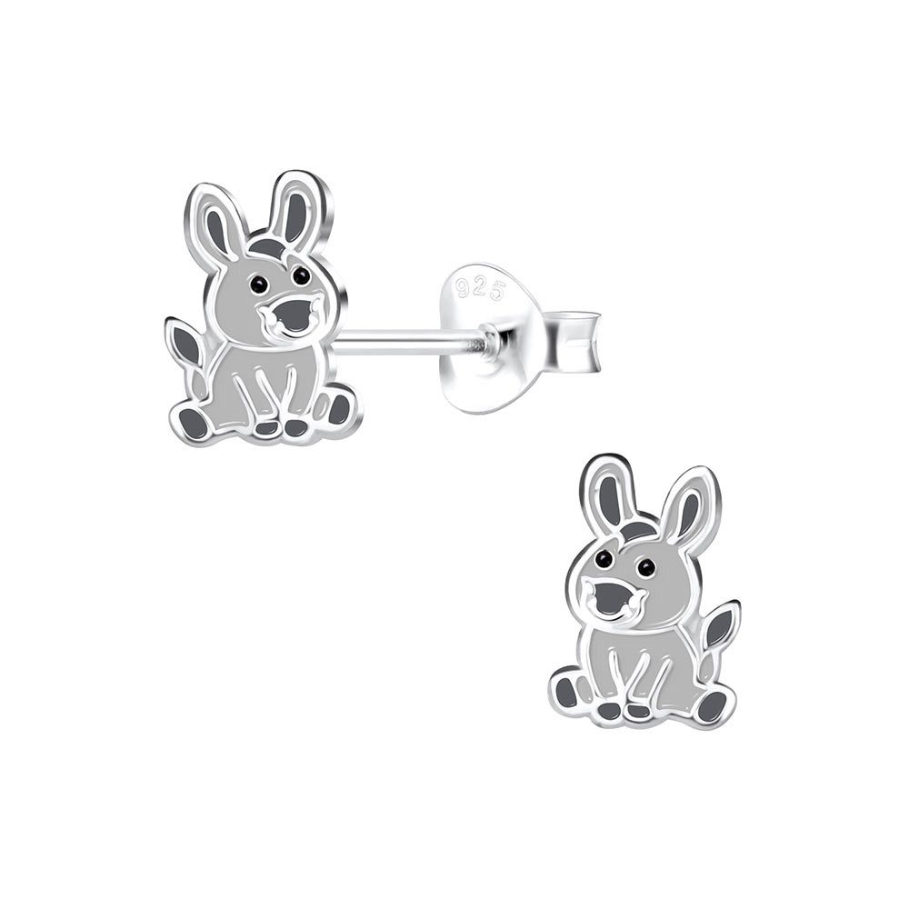 Paar Ohrstecker Ohrstecker Esel: Kinder Ohrringe Silber 925