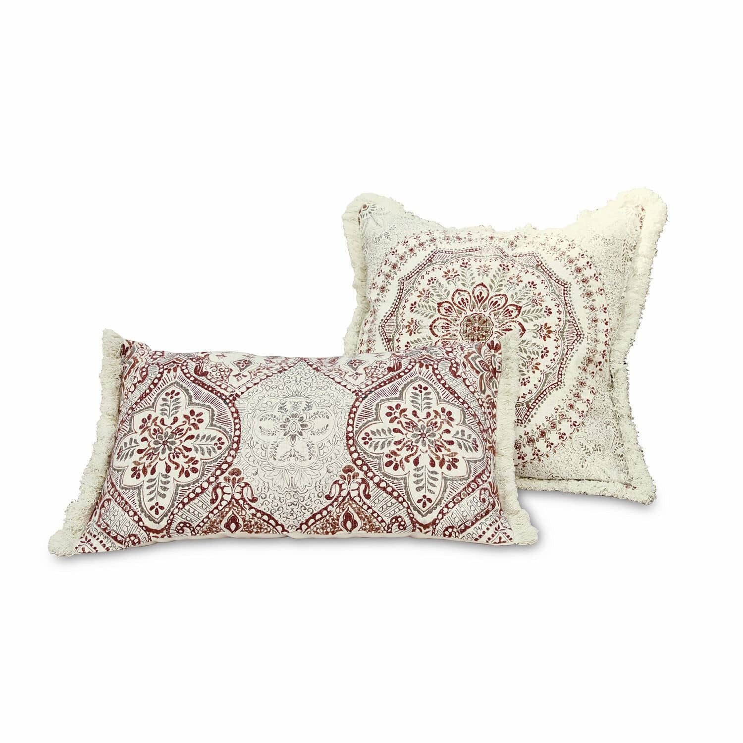 Mirabeau Kissenhülle Kissenhülle 2er Set Margret bunt günstig online kaufen