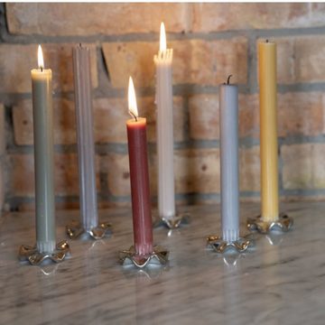 sagaform Kerzenhalter Kerzenhalter SIGNE 2er-Set, Für 2 Tisch-Stabkerzen, Durchmesser ca. 2 cm (handelsüblich)