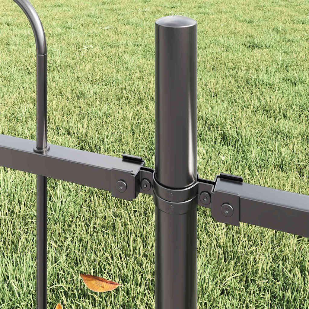 vidaXL Gartenzaun Gartenzaun Grau 10.2 x günstig online kaufen