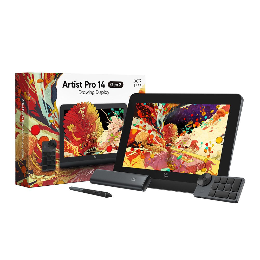 XP-PEN Artist Pro 14 2rd Grafiktablett (14", 16000 Druckstufen)