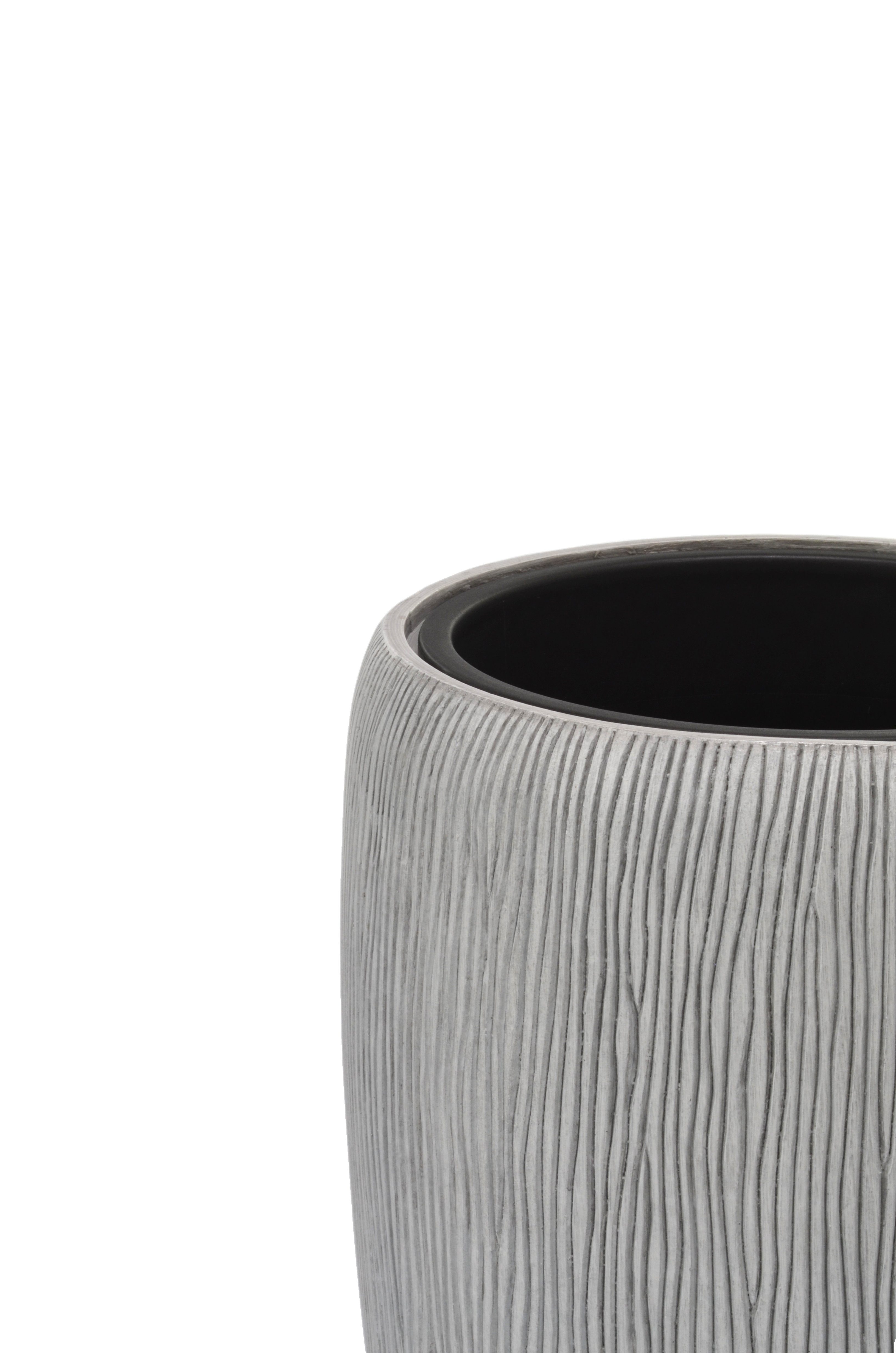 Flingora Bodenvase Paola, mit Einsatz - Indoor & Outdoor - Rillenstruktur G günstig online kaufen