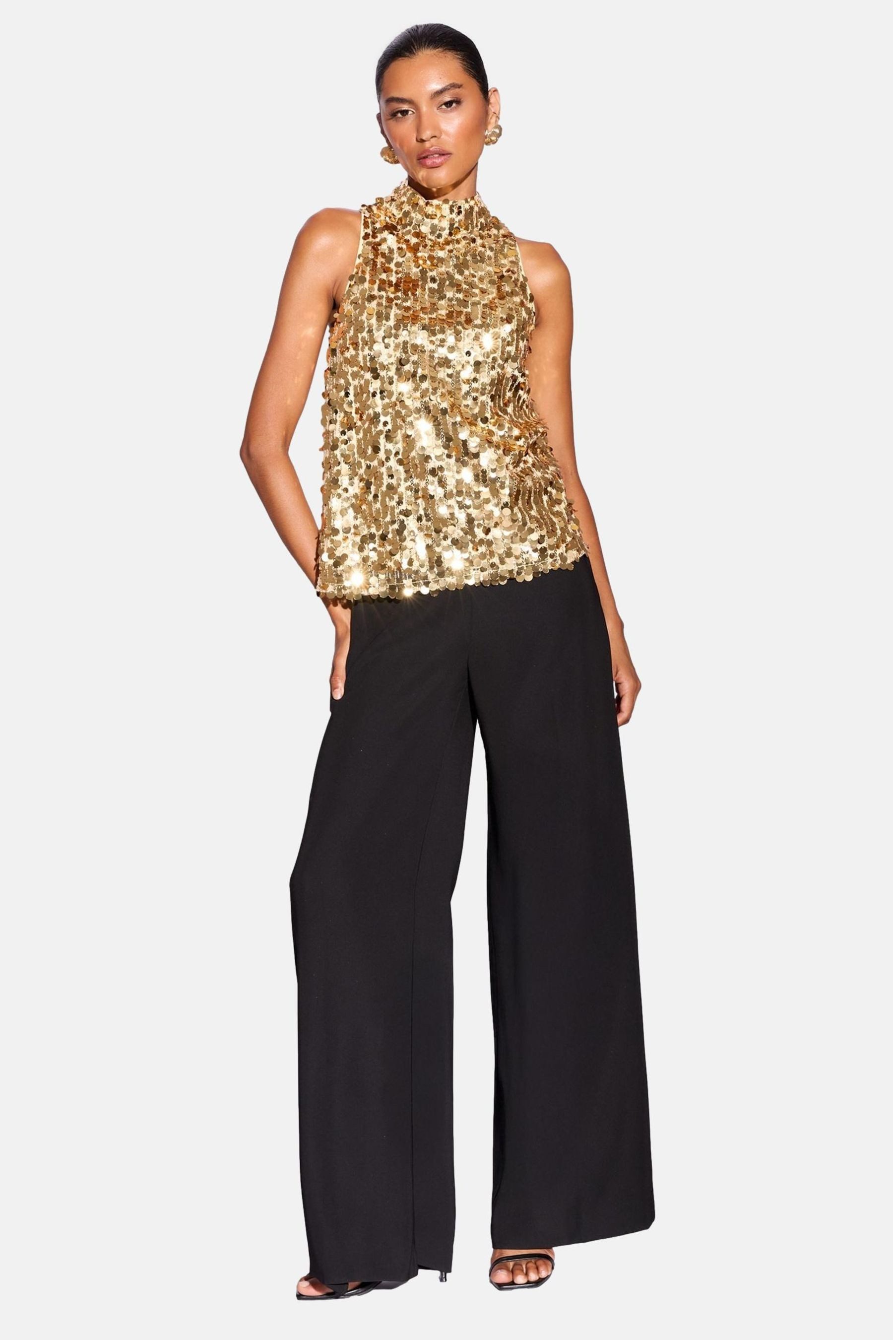 LIPSY Trägertop Lipsy Neckholder-Top, Regular (1-tlg)