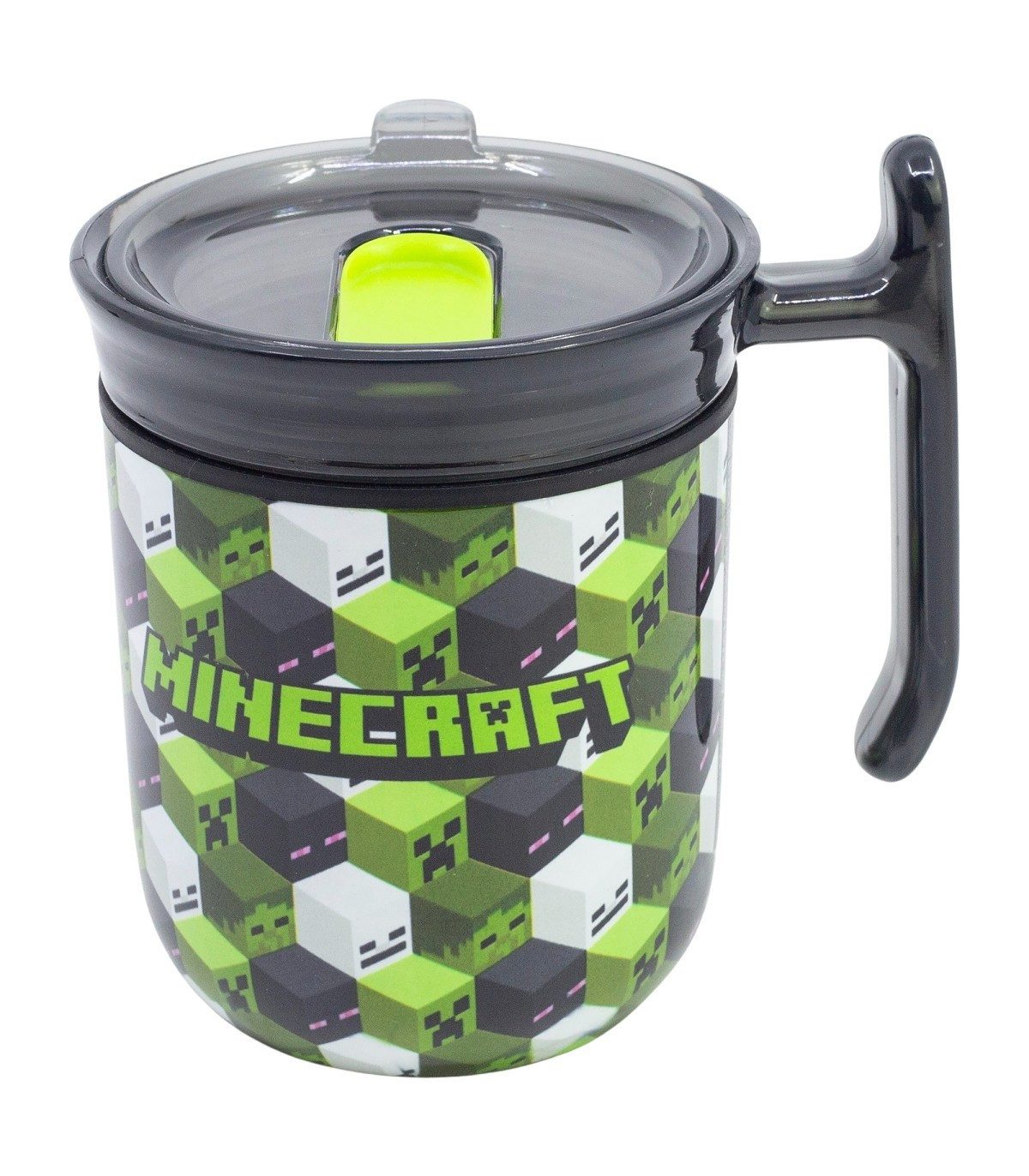 Minecraft Isolierflasche Signature To Go Tasse 470 ml mit Schiebedeckel für Alltag und Büro