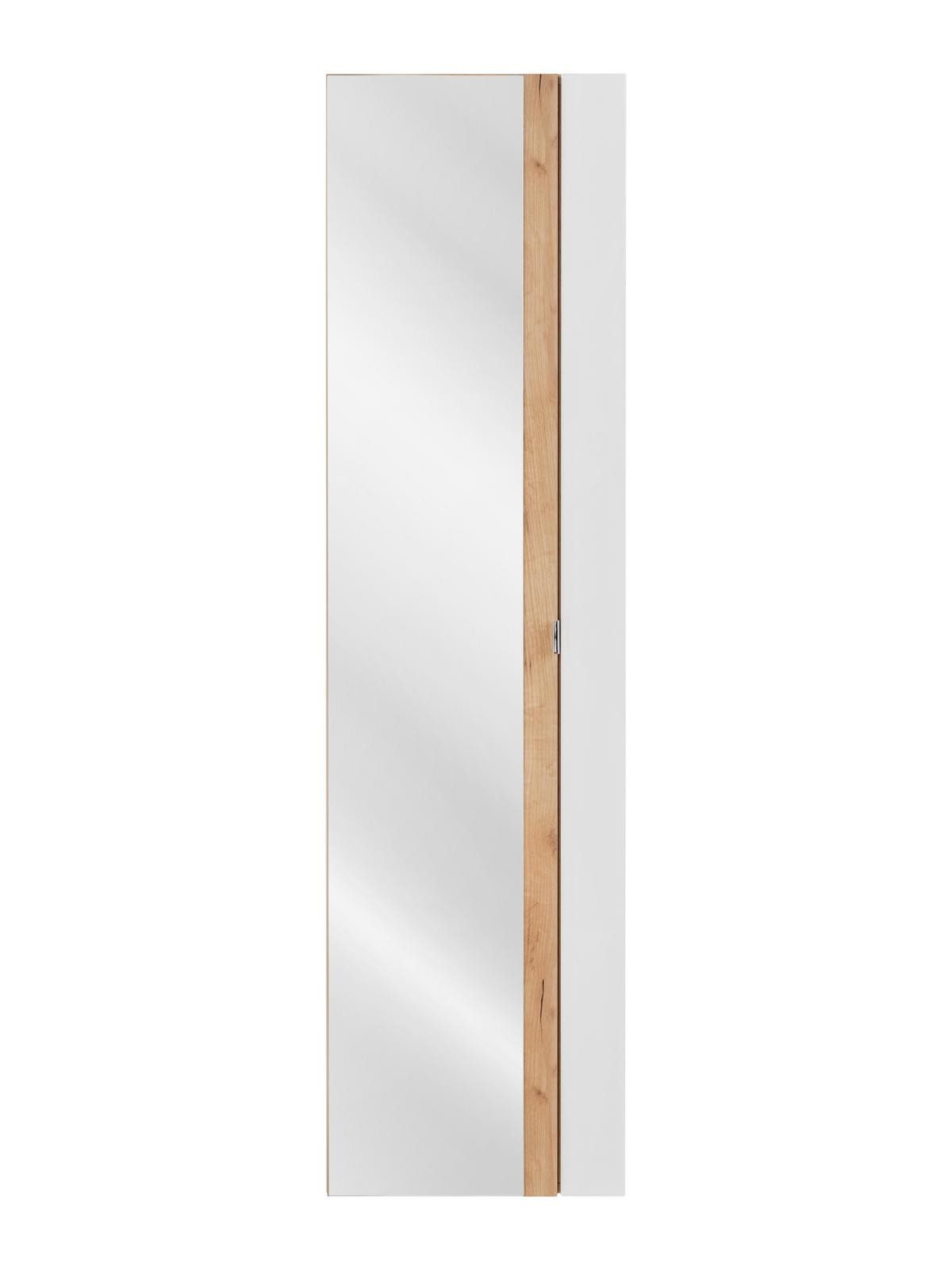 Xlmoebel Hängeschrank Badezimmer Hochschrank Regal Badmöbel mit Spiegel 45x33x170cm (1-St) Made in Europa