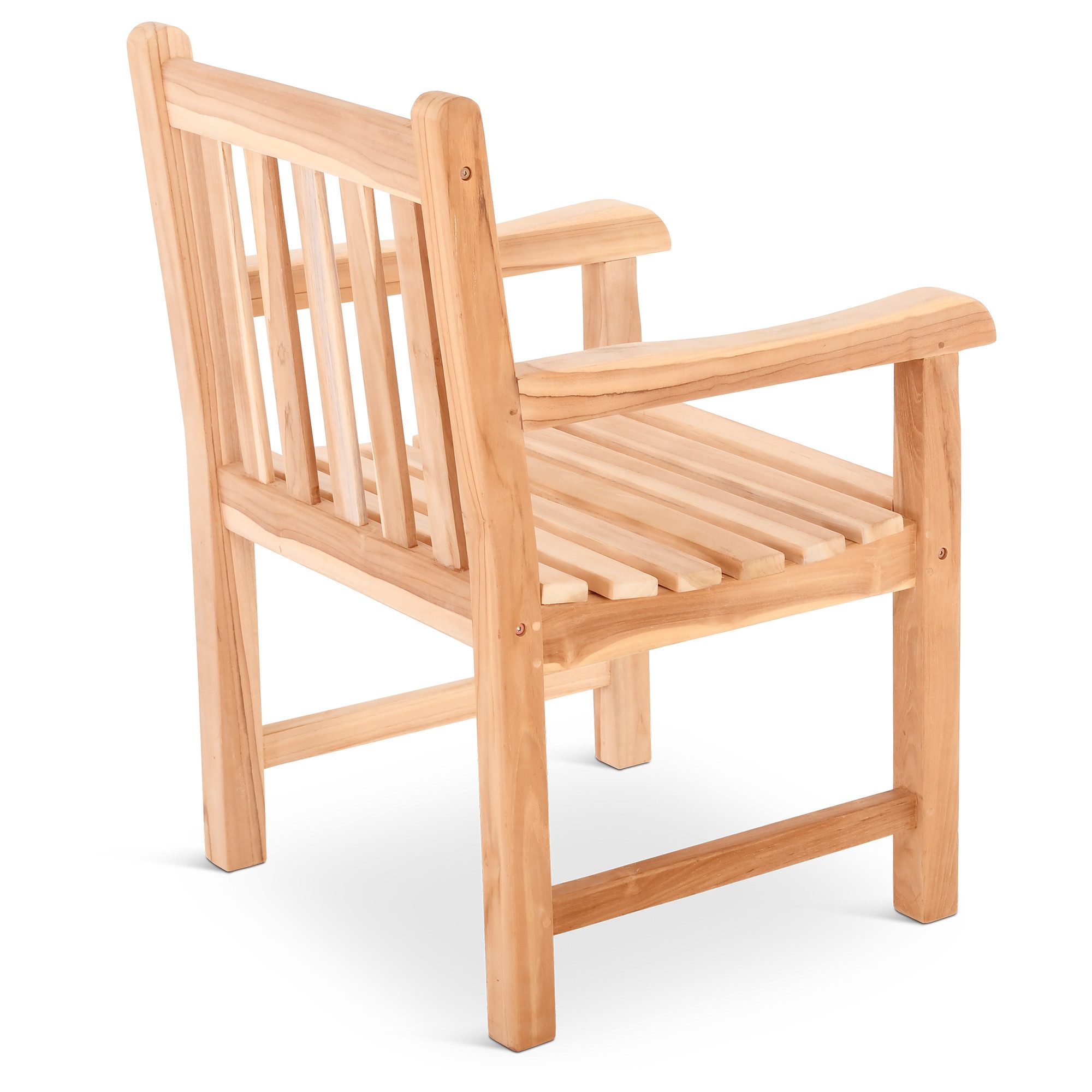 Raburg Gartenstuhl Teak-Holz-Sessel, wetterfestes Teak, Lana XL, langlebig, leicht & robust, UV-beständig & pflegeleicht