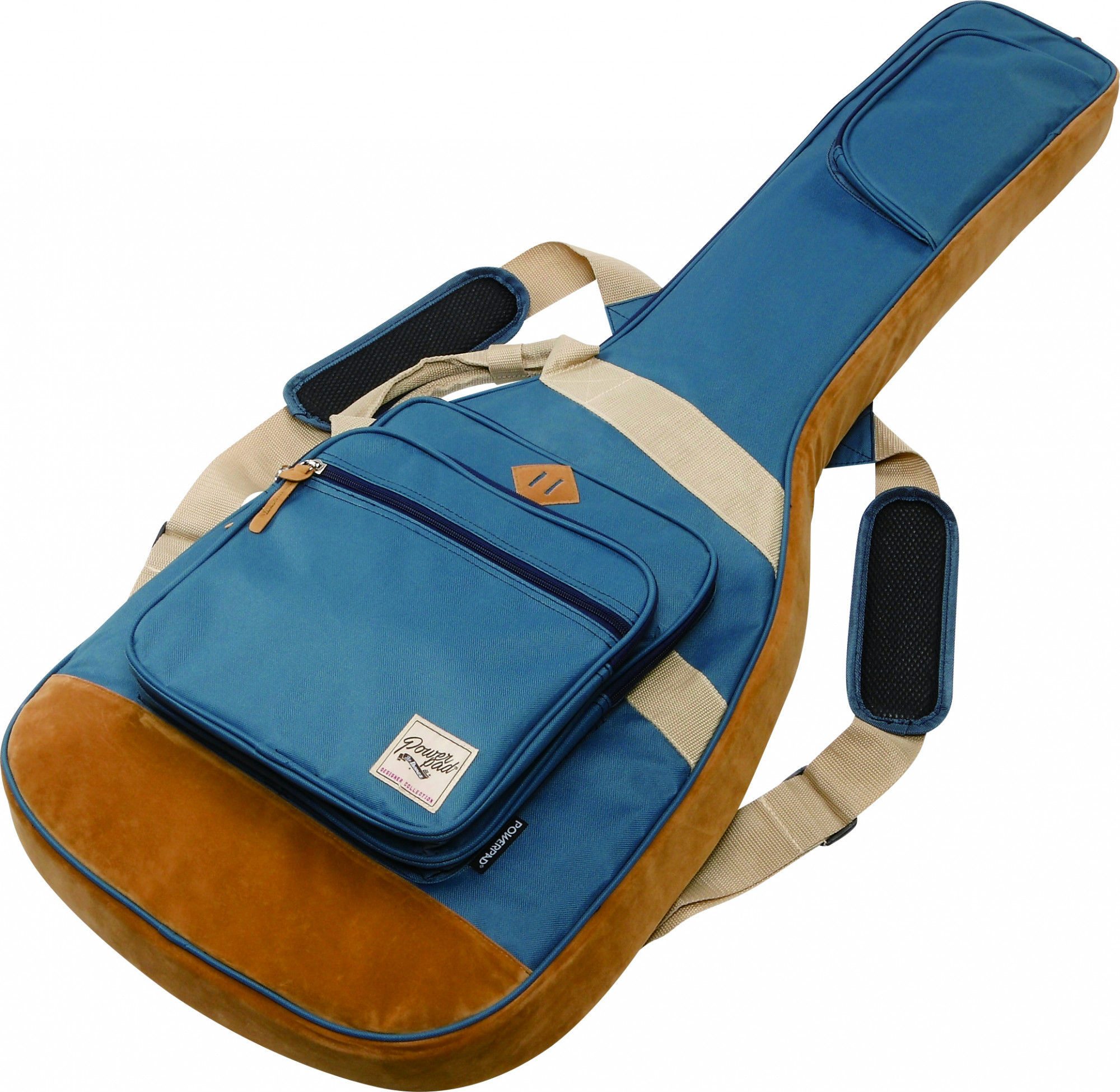 Ibanez Gitarrentasche IGB541-DB Powerpad Gigbag für E-Gitarre Deep Blue, gepolsterter Boden & Seitenwände in Wildleder-Optik