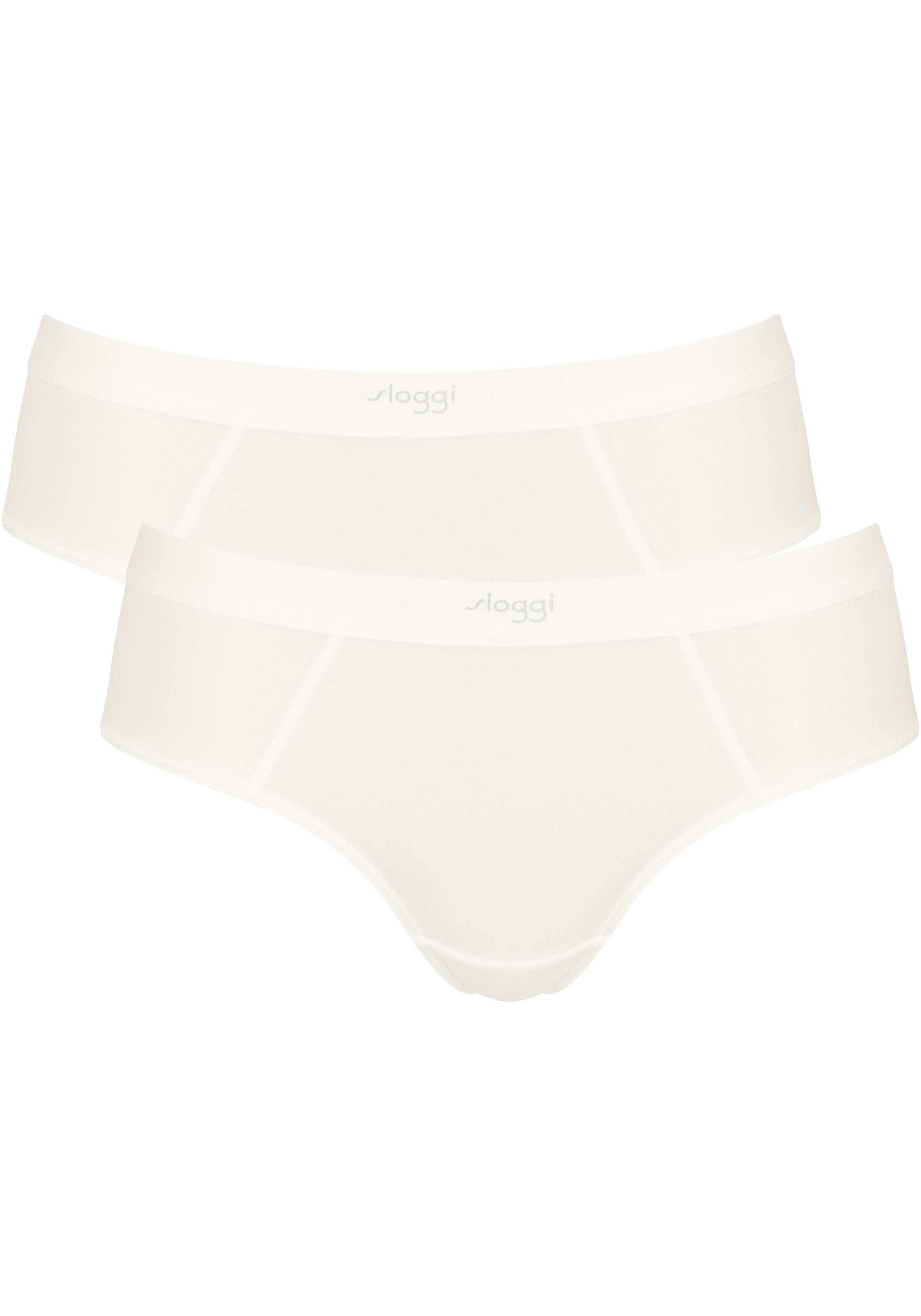 sloggi Hipster EVER Ease (2er Pack) temperaturausgleichend, Logo-Bund günstig online kaufen