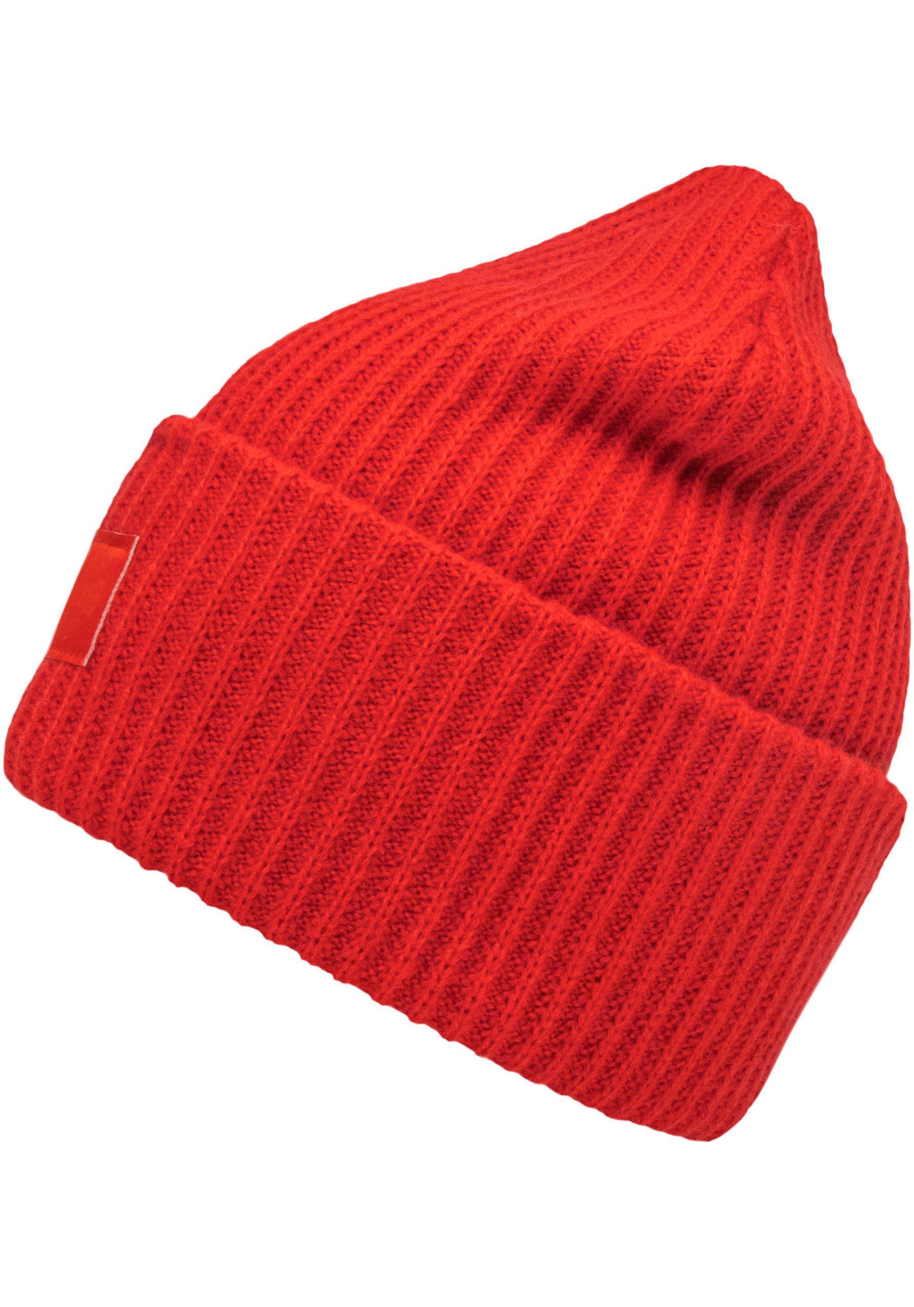 chillouts red Rippenstrick Kara Strickmütze Klassischer Hat