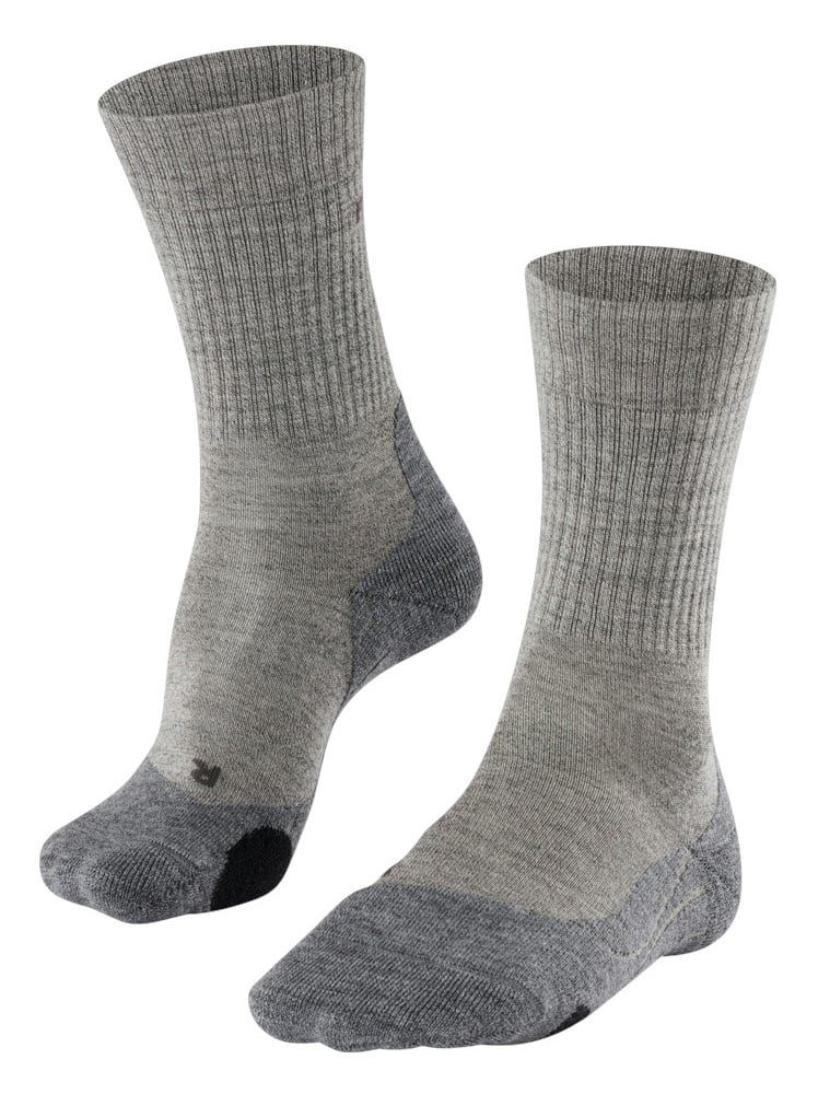 Wandersocken TK2 Wool (leicht gepolstert, für lange Wanderungen) grau Herren
