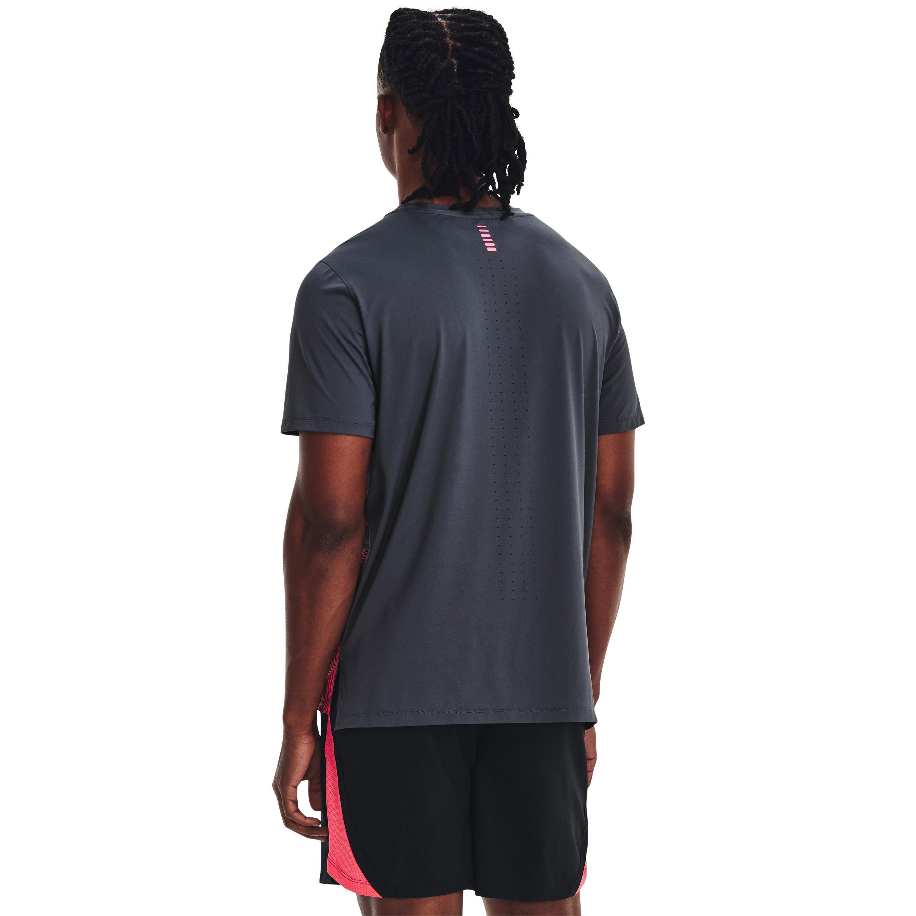 Funktionsshirt Under Armour® downpourgray-pinkshock-reflective LASER ISO-CHILL