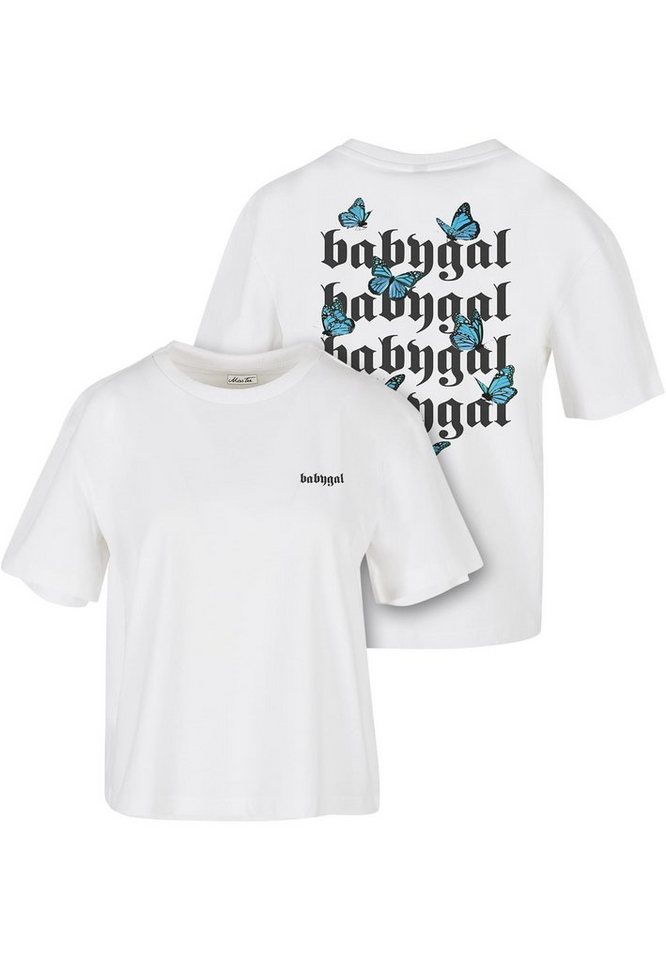 MisterTee Kurzarmshirt Damen Babygal Tee (1-tlg), Stylisches T-Shirt aus  angenehmer Baumwollmischung