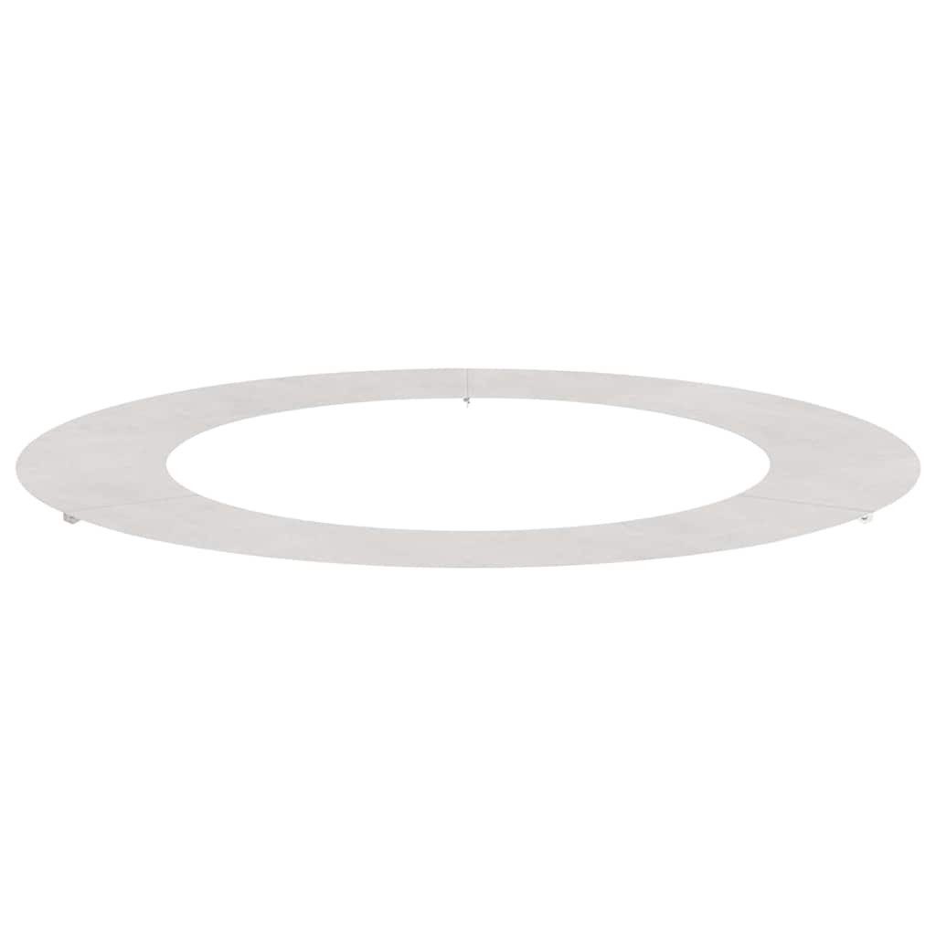 vidaXL Blumentopf Flacher Baumring Silber Ø60 günstig online kaufen