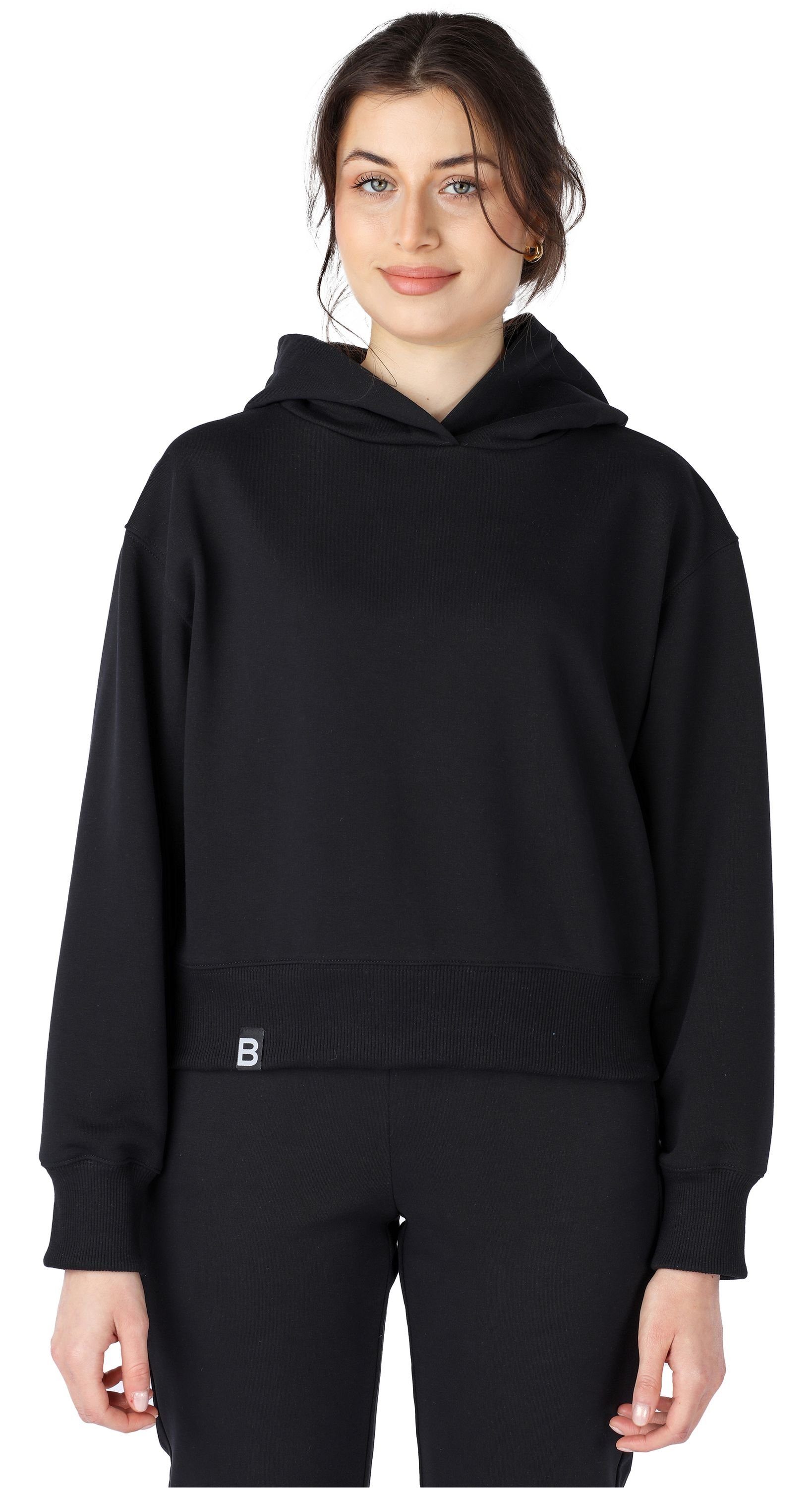 Bellivalini Kapuzensweatshirt Kapuzenpullover kurz Damen Sportanzug günstig online kaufen