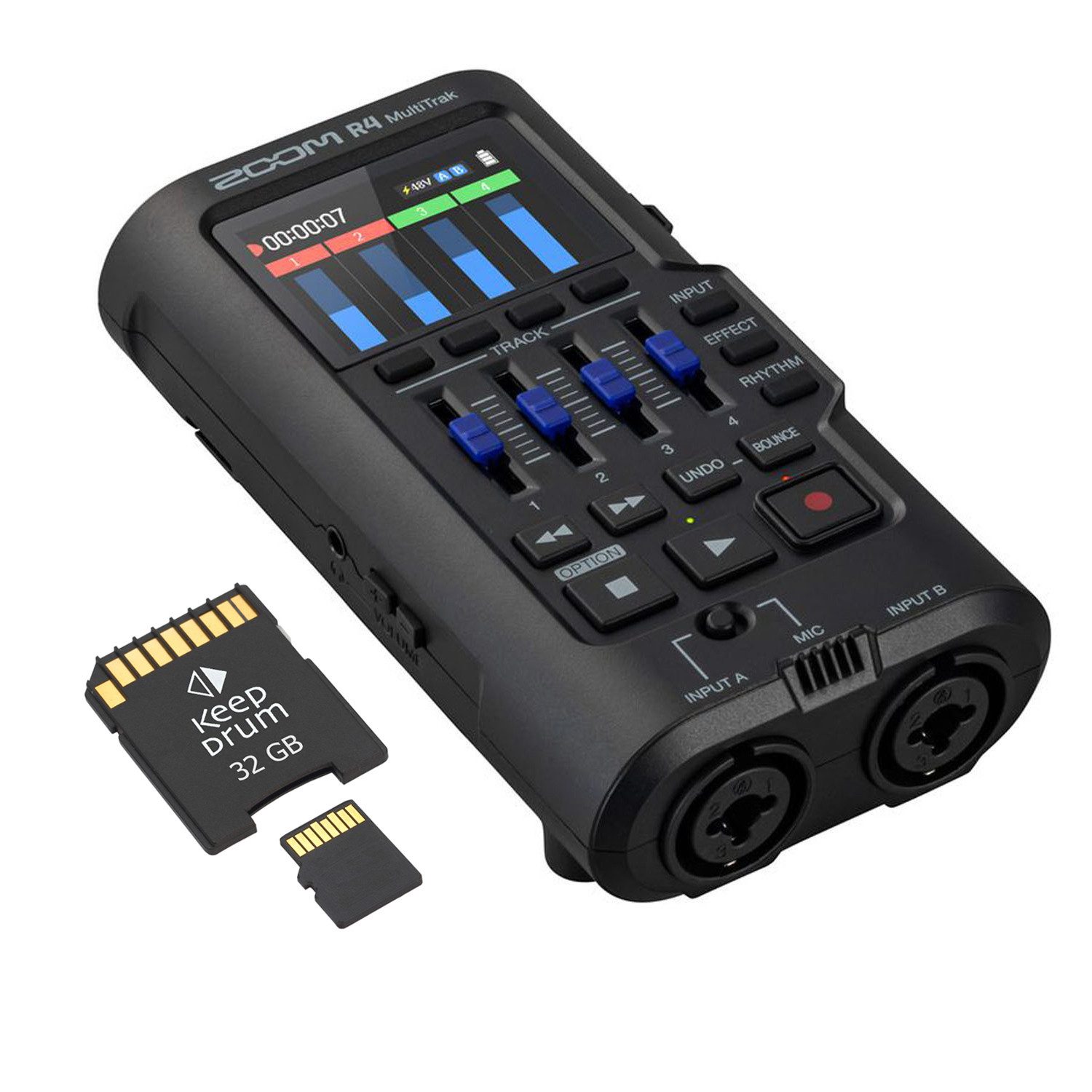 Zoom R4 MultiTrak Audio-Recorder mit Speicherkarte Digitales Aufnahmegerät