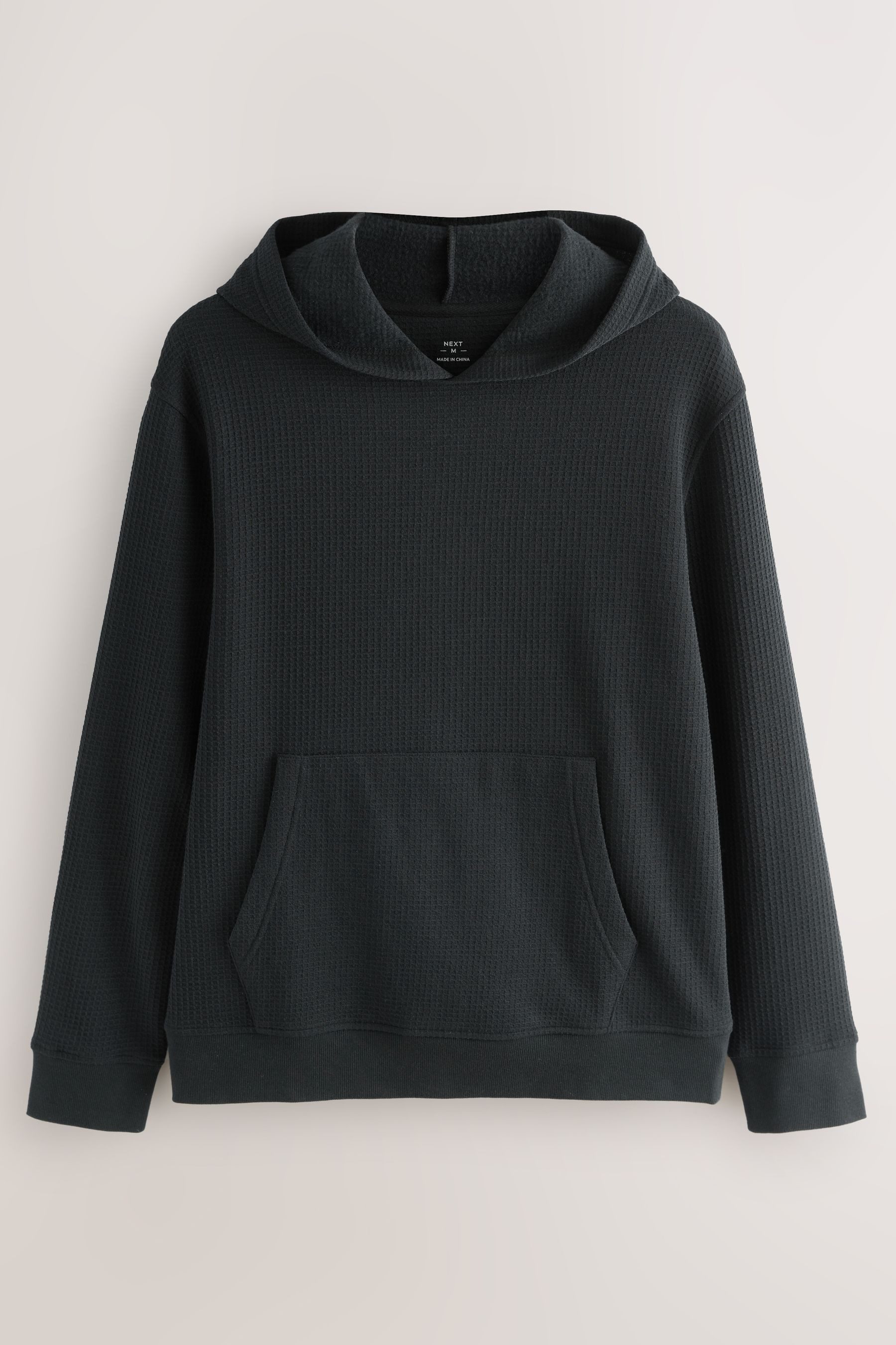 Next Pyjama Weicher Schlafanzug mit Kapuze und Waffelstruktur (2 tlg) günstig online kaufen