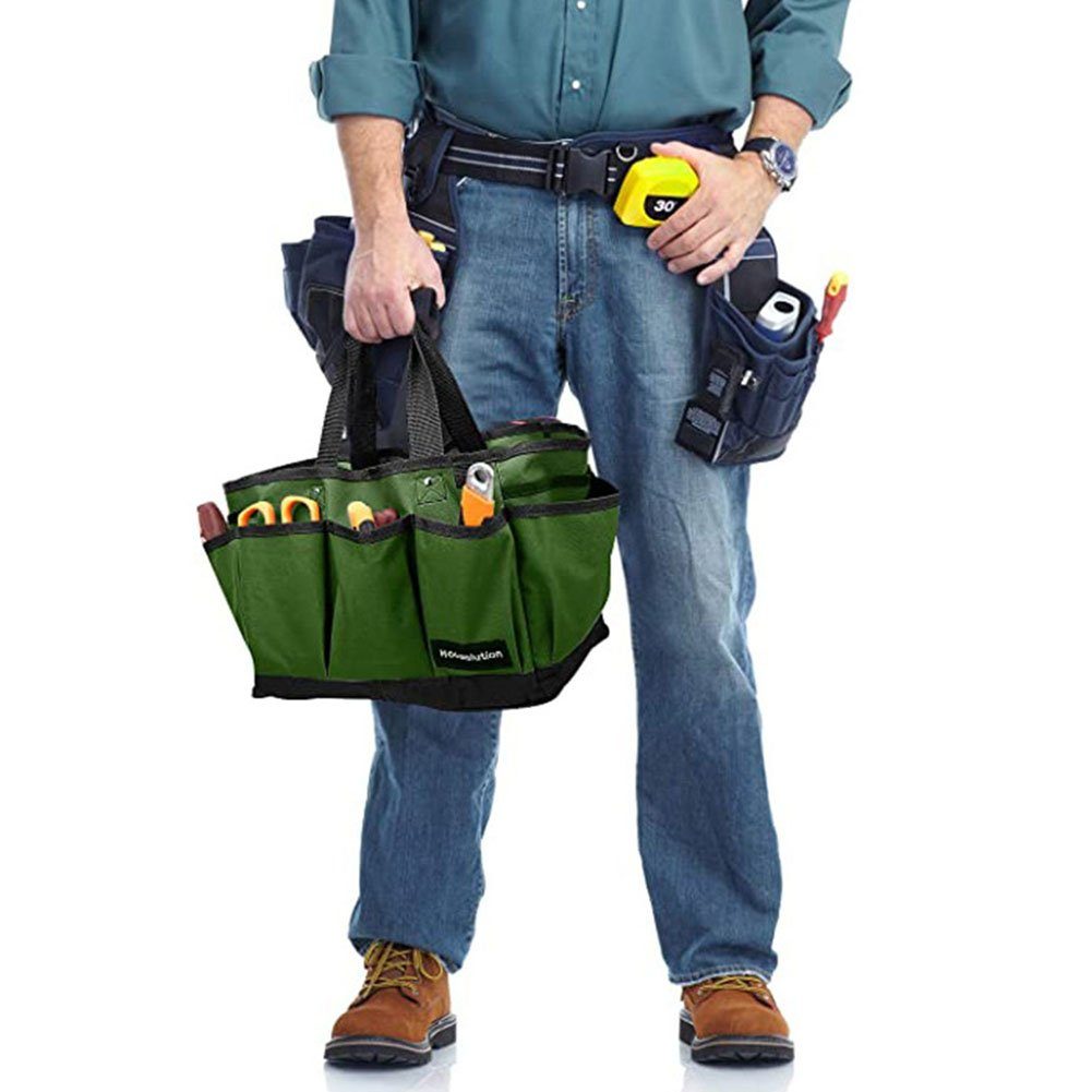 Atäsi Taschen Garten Werkzeugtasche mit Kleinen Werkzeugtasche,Aufbewahrungstasche