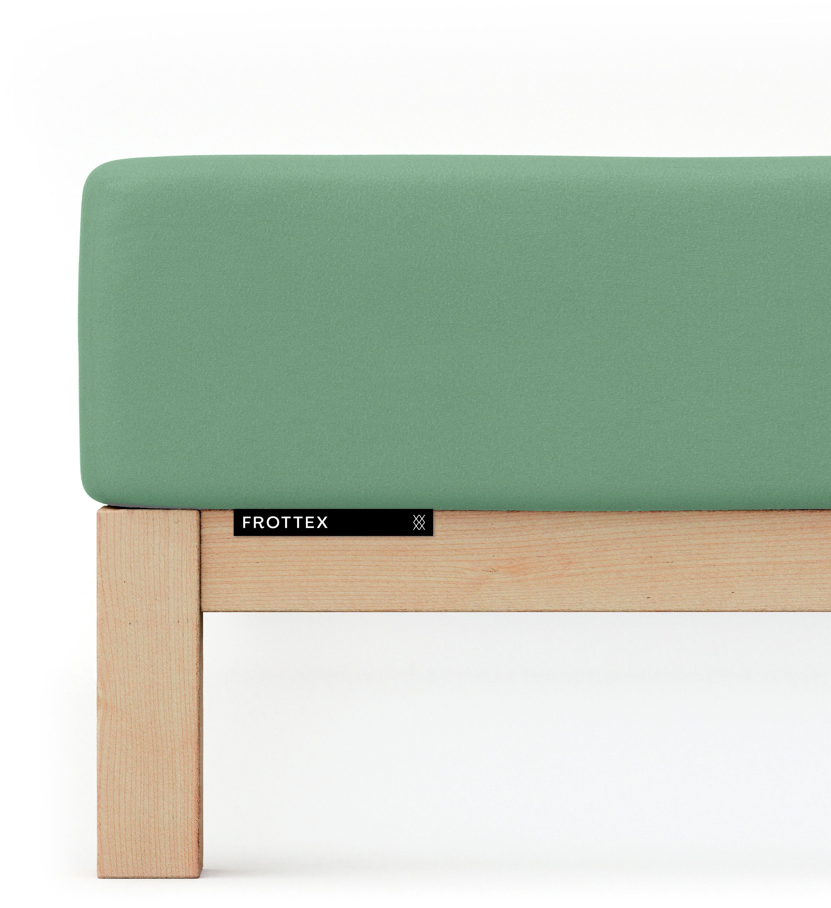 Schlafgut Bettlaken Frottex Spannbettlaken, Frottee, Gummizug: rundum, (1 Stück), MADE IN GREEN by OEKO-TEX®