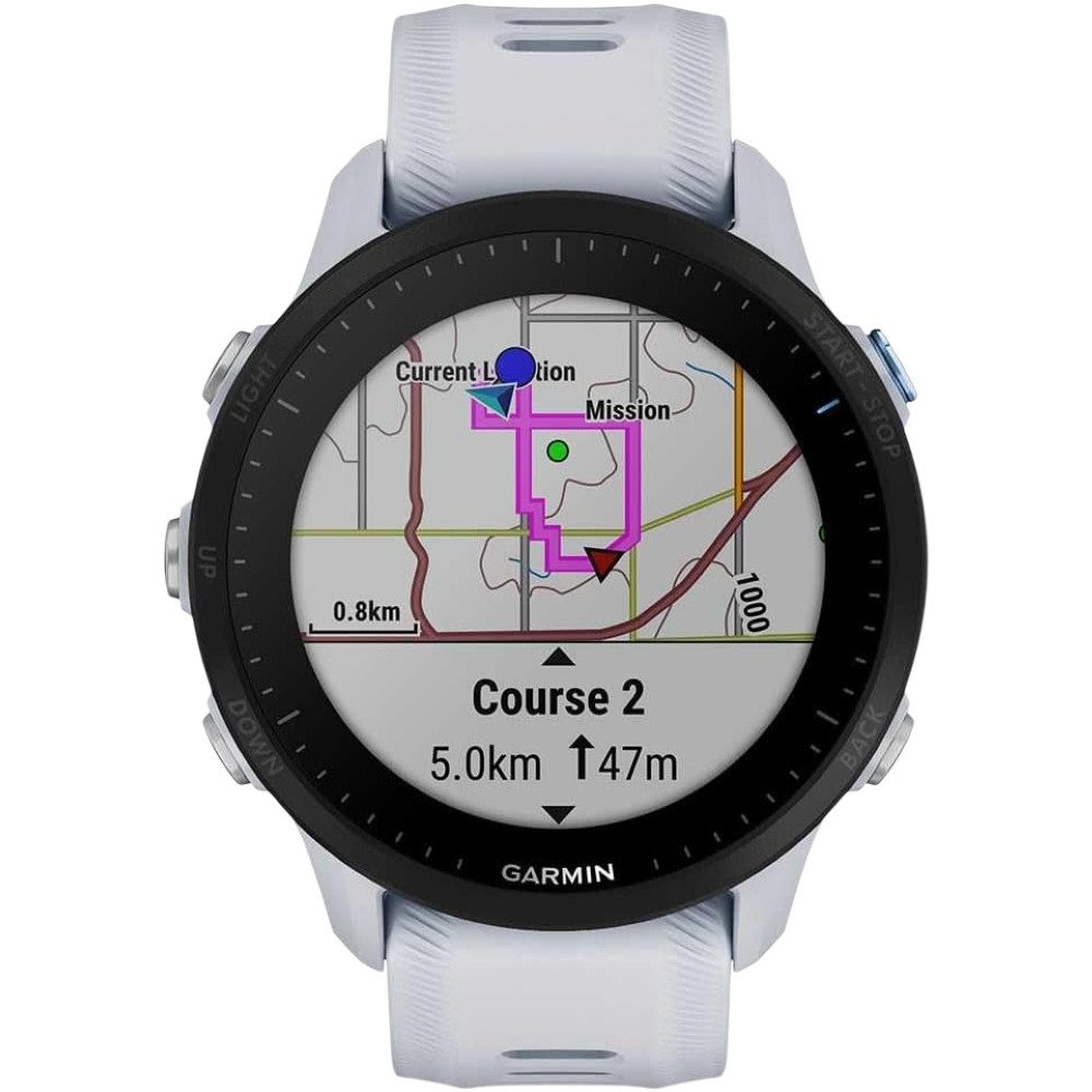 Garmin Forerunner 955 - Smartwatch - whitestone Smartwatch