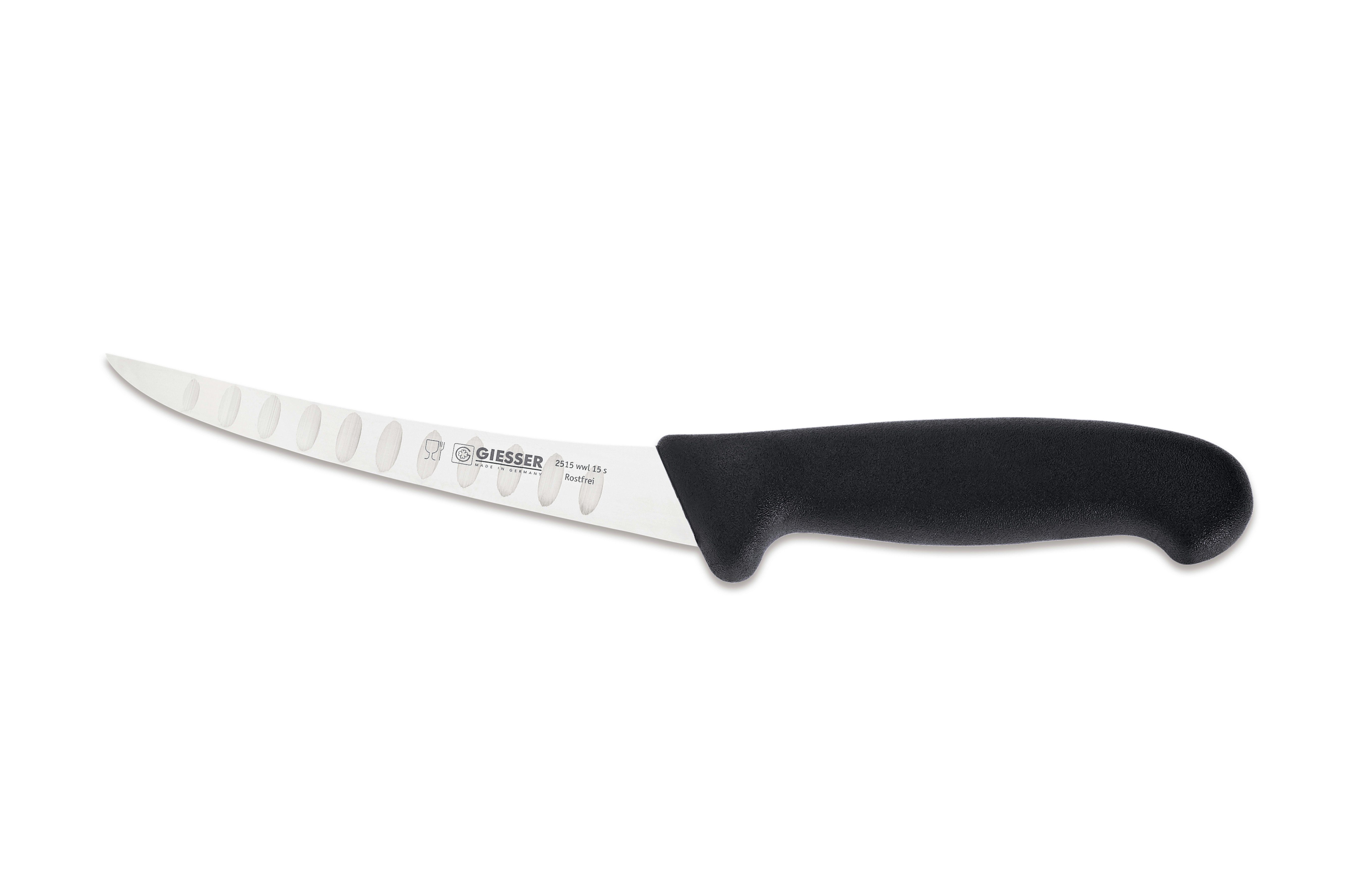 GIESSER Ausbeinmesser Fleischermesser 2505 13-17, Klingenstärke: sehr flexibel, flexibel, stark