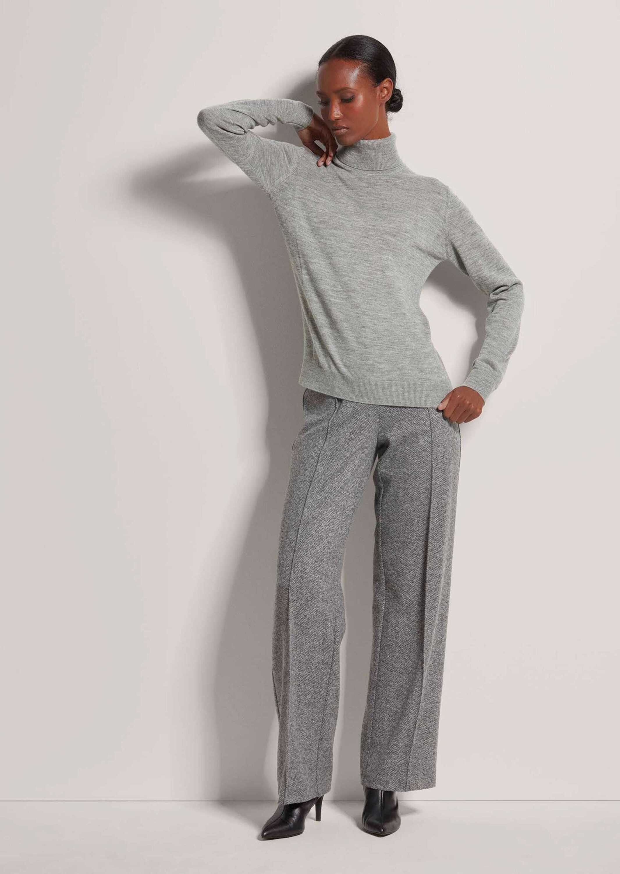 MADELEINE Strickpullover Feinstrickpullover mit Rollkragen Basicpullover mi günstig online kaufen