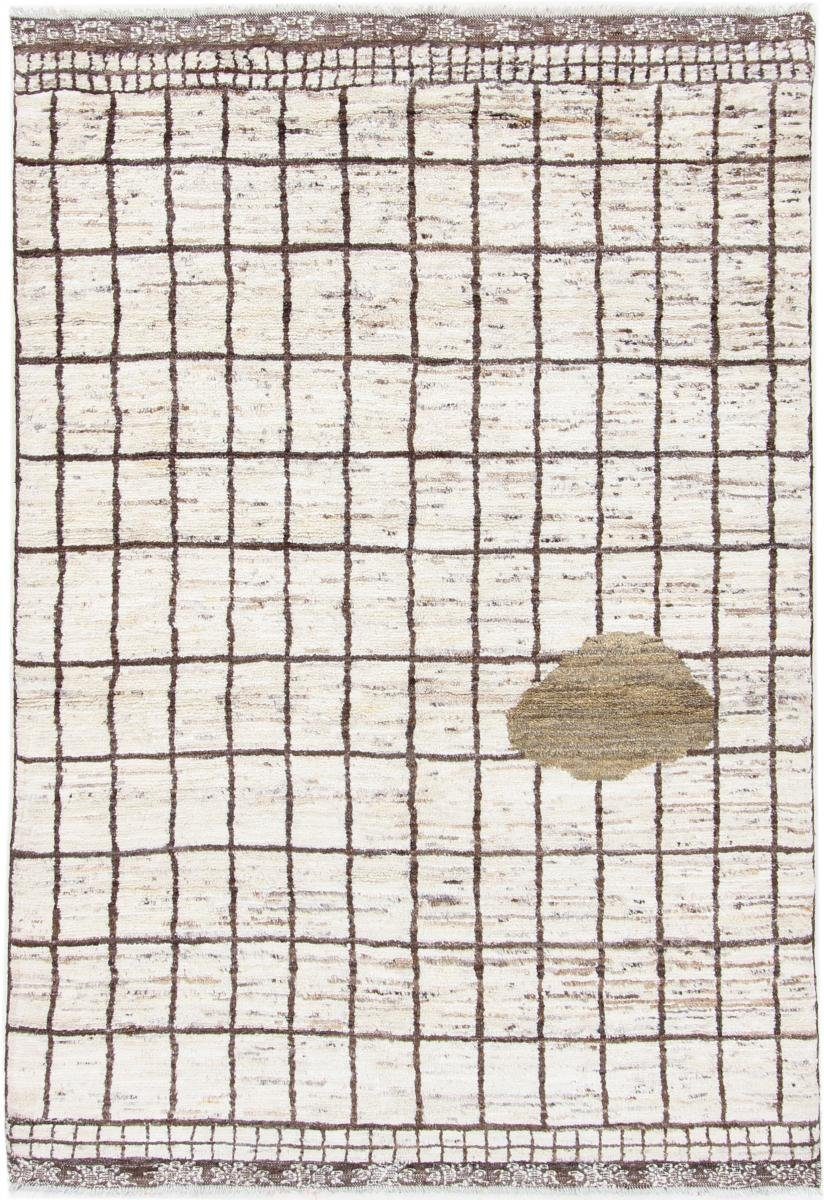 Orientteppich Berber Design 143x211 Handgeknüpfter Moderner Orientteppich, Nain Trading, rechteckig, Höhe: 20 mm
