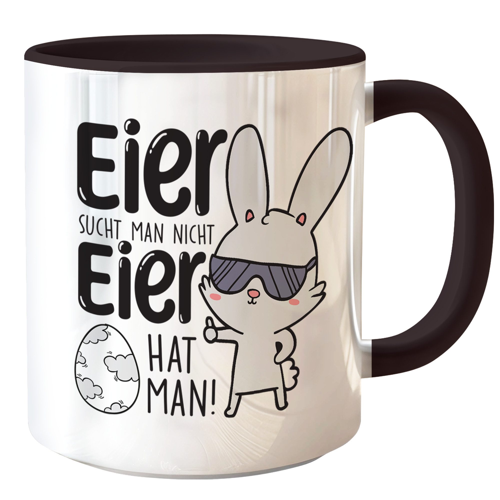 Giftandprint Tasse Osterdeko Ostern Geschenk Kaffeetasse Teetasse, 1-tlg., Keramik Tassen, Ink. Geschenkbox, Lustig Spruch Ostergeschenk, Osterdeko