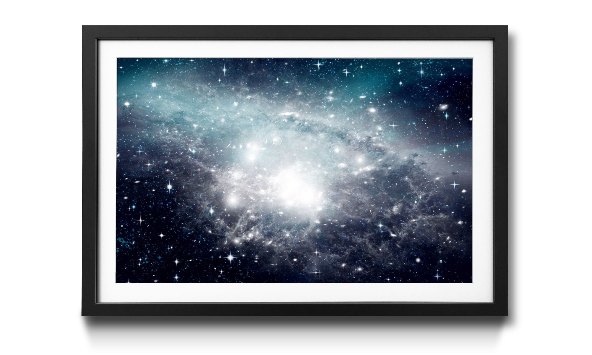 WandbilderXXL Bild mit Rahmen Galaxy, Weltraum, Wandbild, in 4 Größen erhältlich | Bilder