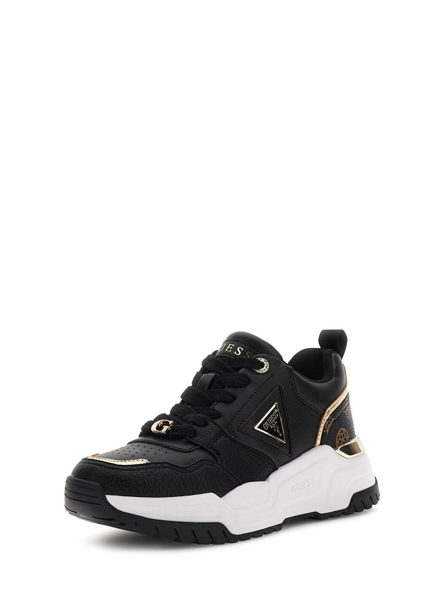 Guess HELADA Sneaker Edel-Freizeitschuh, Halbschuh, Schnürer mit GUESS-Dreiecks-Logo