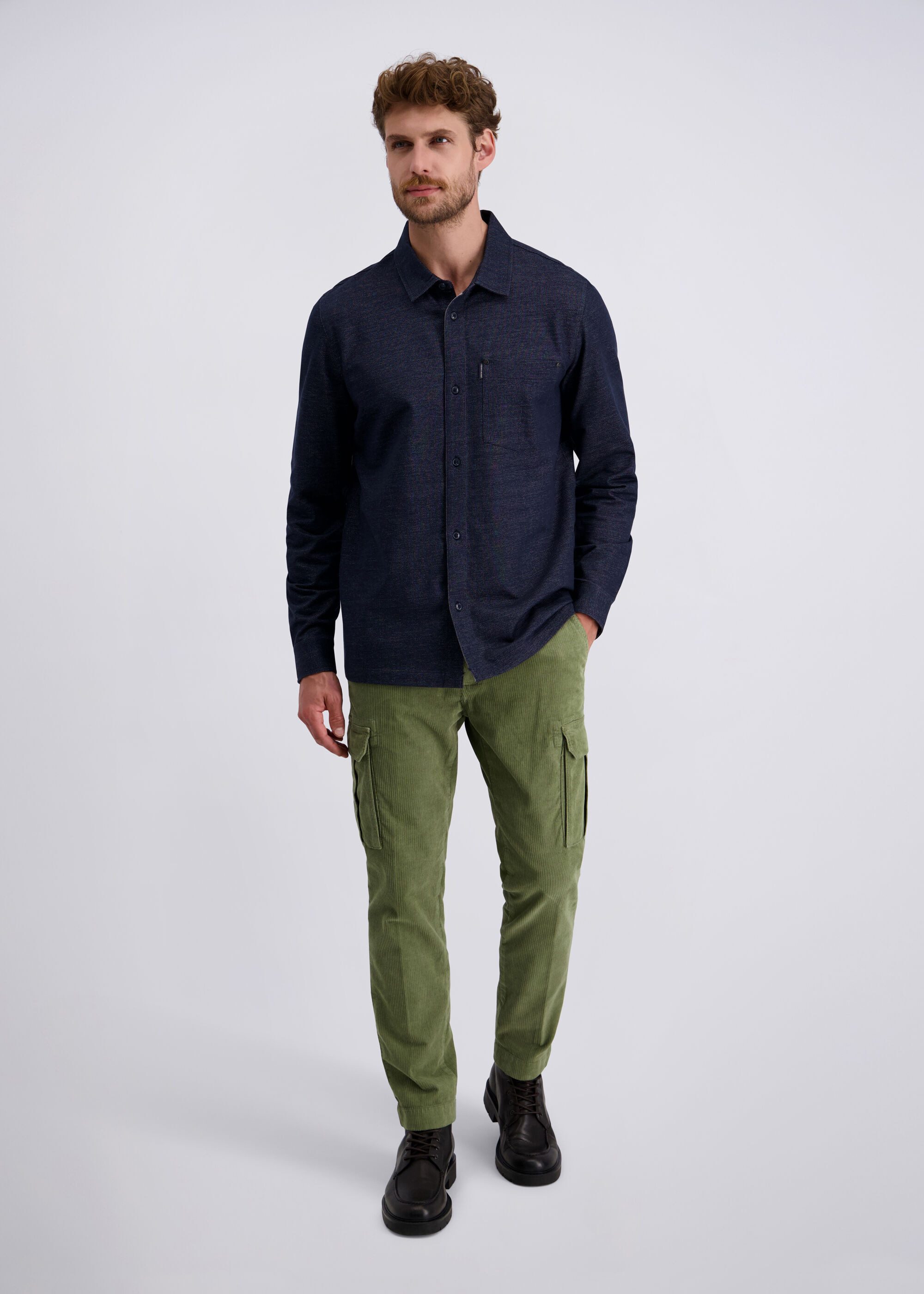 Pierre Cardin Stoffhose Cean mit Cargotaschen