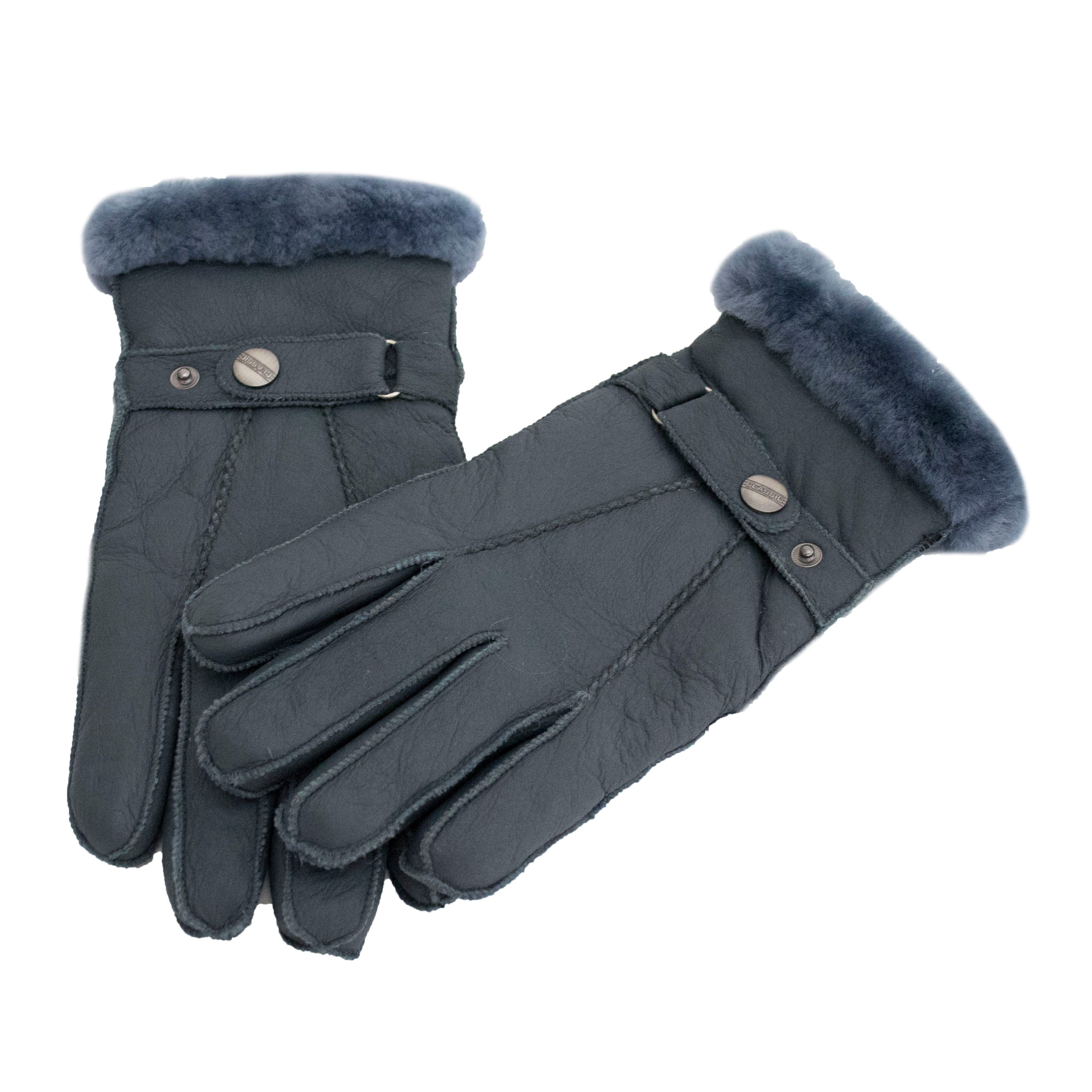 Reissner Lammfelle Lederhandschuhe Finger Handschuhe Nappaleder gefüttert echtes Lammfell (2-St) – Bild 5 von 5