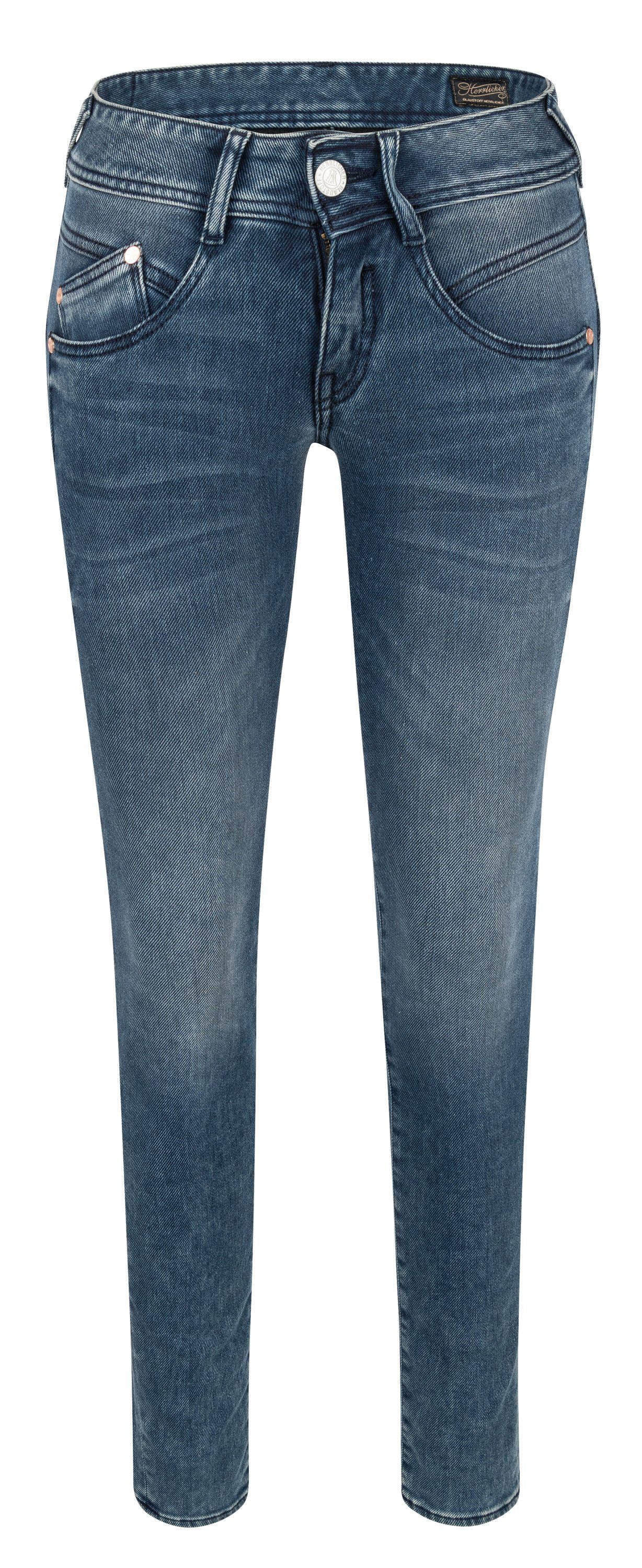 HERRLICHER 5606-OD400-949 - Denim Herrlicher blue Slim Organic shadow THERMO Stretch-Jeans GILA